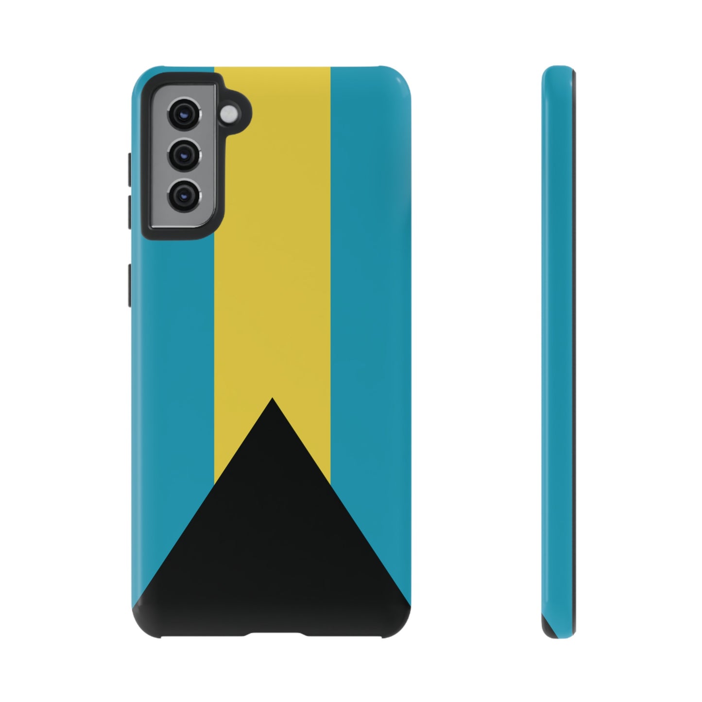 The Bahamas Flag Phone Case | iPhone 15 Plus/ Pro, 14, 13, 12| Google Pixel 7, Pro, 5| Samsung Galaxy S23 All Major Phone Models