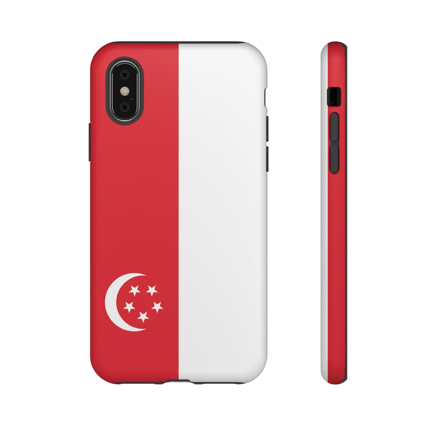 Singapore Flag Phone Case | iPhone 15 Plus/ Pro, 14, 13, 12| Google Pixel 7, Pro, 5| Samsung Galaxy S23 All Major Phone Models