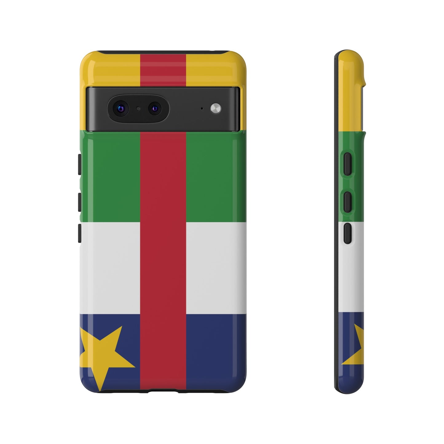 Central African Republic Flag Phone Case | iPhone 15 Plus/ Pro, 14, 13, 12| Google Pixel 7, Pro, 5| Samsung Galaxy S23 All Major Phone Models