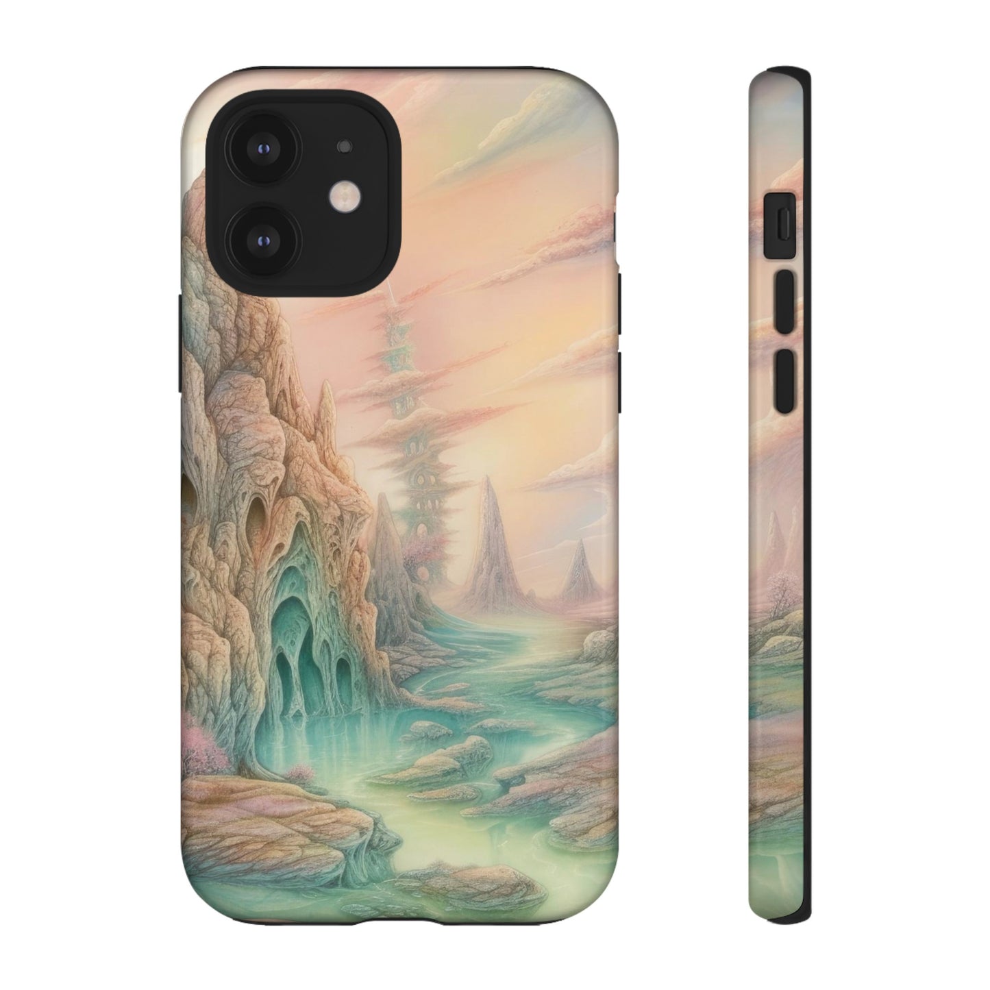 Caves Sci-Fi Wallpaper Phone Case | iPhone 15 Plus/ Pro, 14, 13, 12| Google Pixel 7, Pro, 5| Samsung Galaxy S23 All Major Phone Models