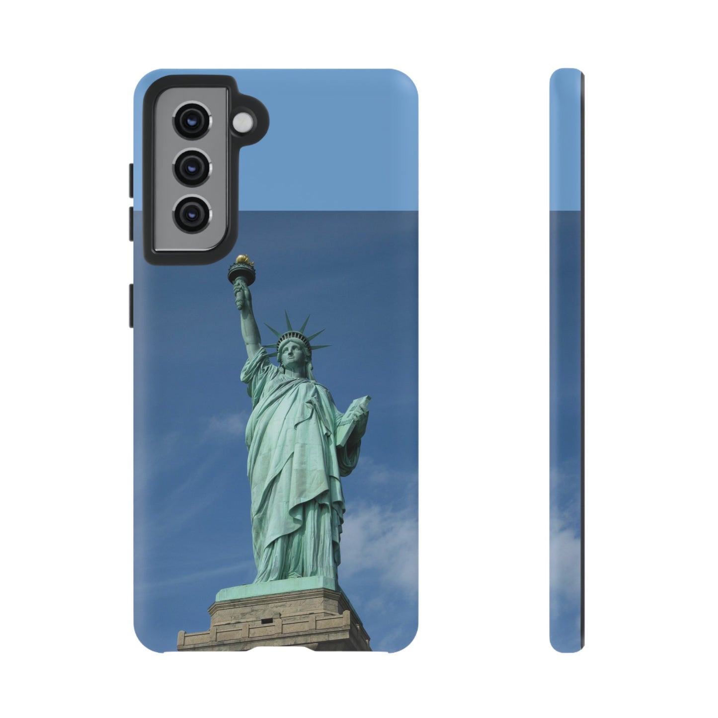 Statue Of Liberty Wallpaper Phone Case | iPhone 15 Plus/ Pro, 14, 13, 12| Google Pixel 7, Pro, 5| Samsung Galaxy S23 All Major Phone Models