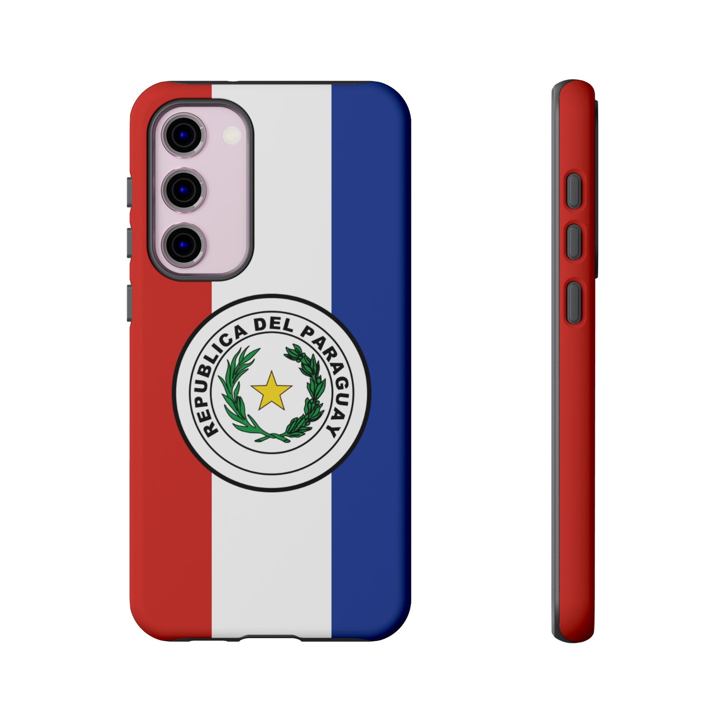 Paraguay Flag Phone Case | iPhone 15 Plus/ Pro, 14, 13, 12| Google Pixel 7, Pro, 5| Samsung Galaxy S23 All Major Phone Models