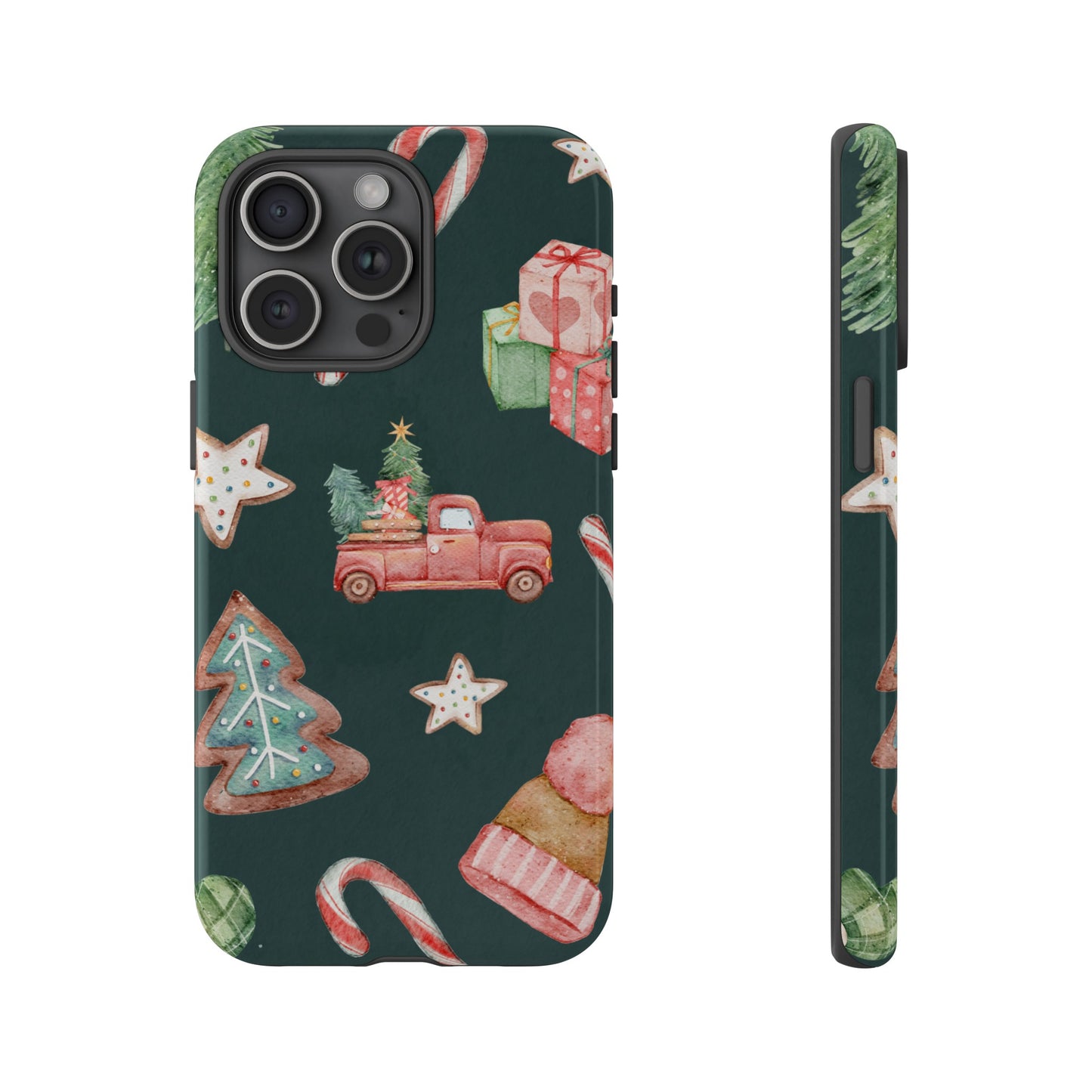 Festive Christmas Wallpaper Phone Case | iPhone 15 Plus/ Pro, 14, 13, 12| Google Pixel 7, Pro, 5| Samsung Galaxy S23 All Major Phone Models