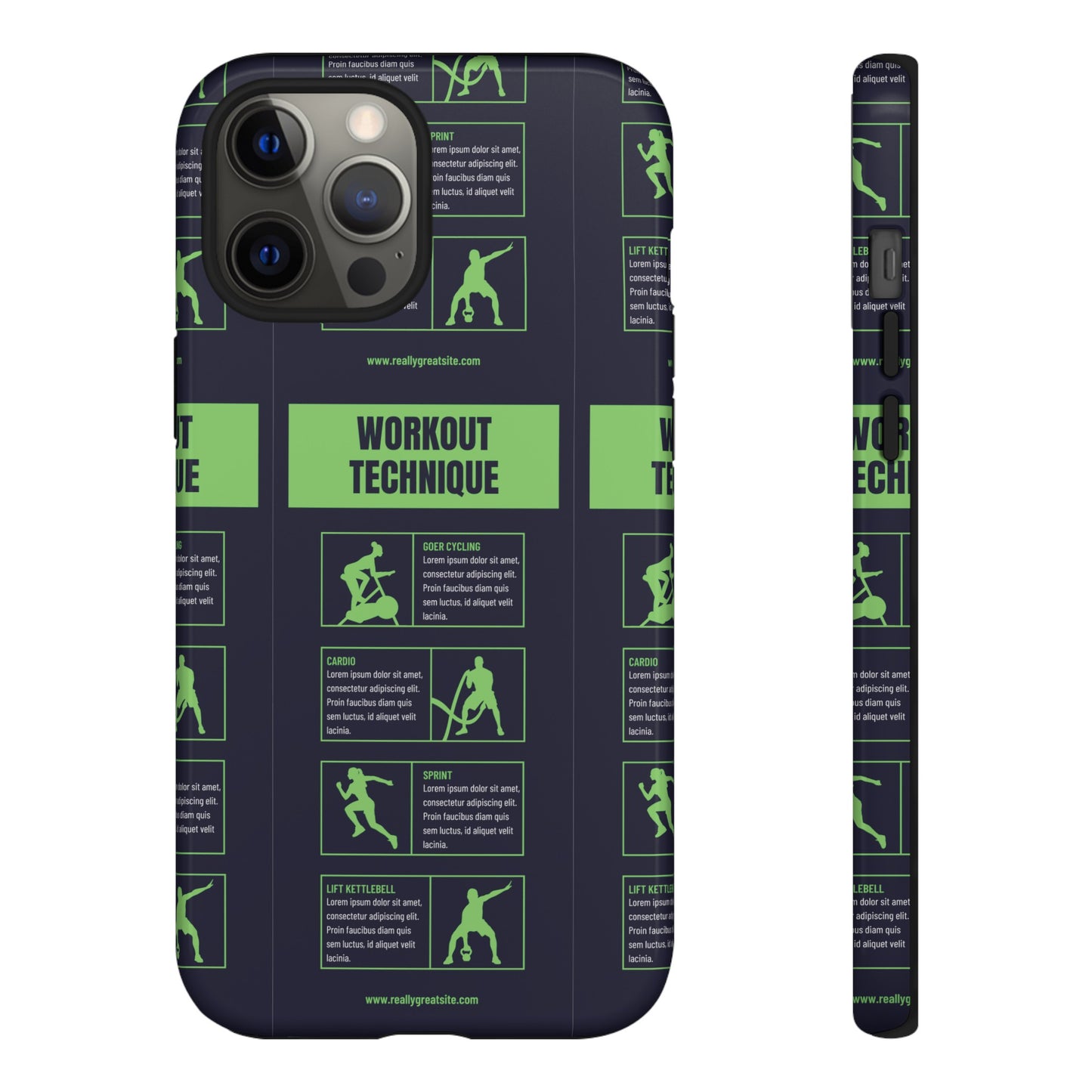 Workout Plan Wallpaper Phone Case | iPhone 15 Plus/ Pro, 14, 13, 12| Google Pixel 7, Pro, 5| Samsung Galaxy S23 All Major Phone Models