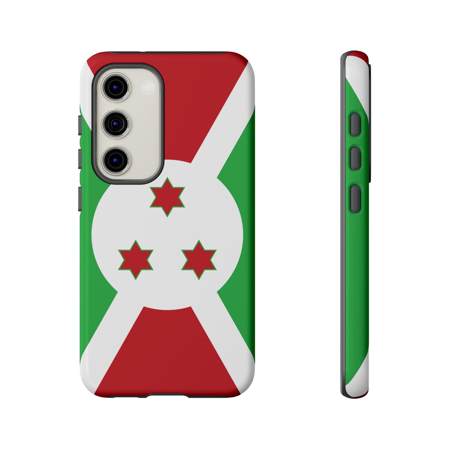 Burundi Flag Phone Case | iPhone 15 Plus/ Pro, 14, 13, 12| Google Pixel 7, Pro, 5| Samsung Galaxy S23 All Major Phone Models