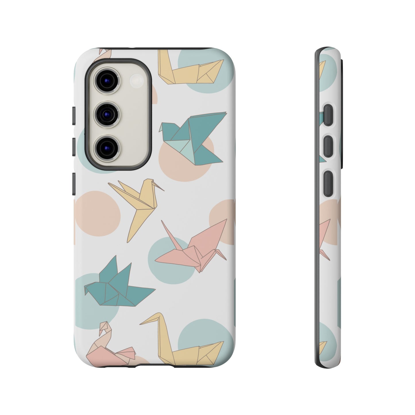 Origami Wallpaper Phone Case | iPhone 15 Plus/ Pro, 14, 13, 12| Google Pixel 7, Pro, 5| Samsung Galaxy S23 All Major Phone Models