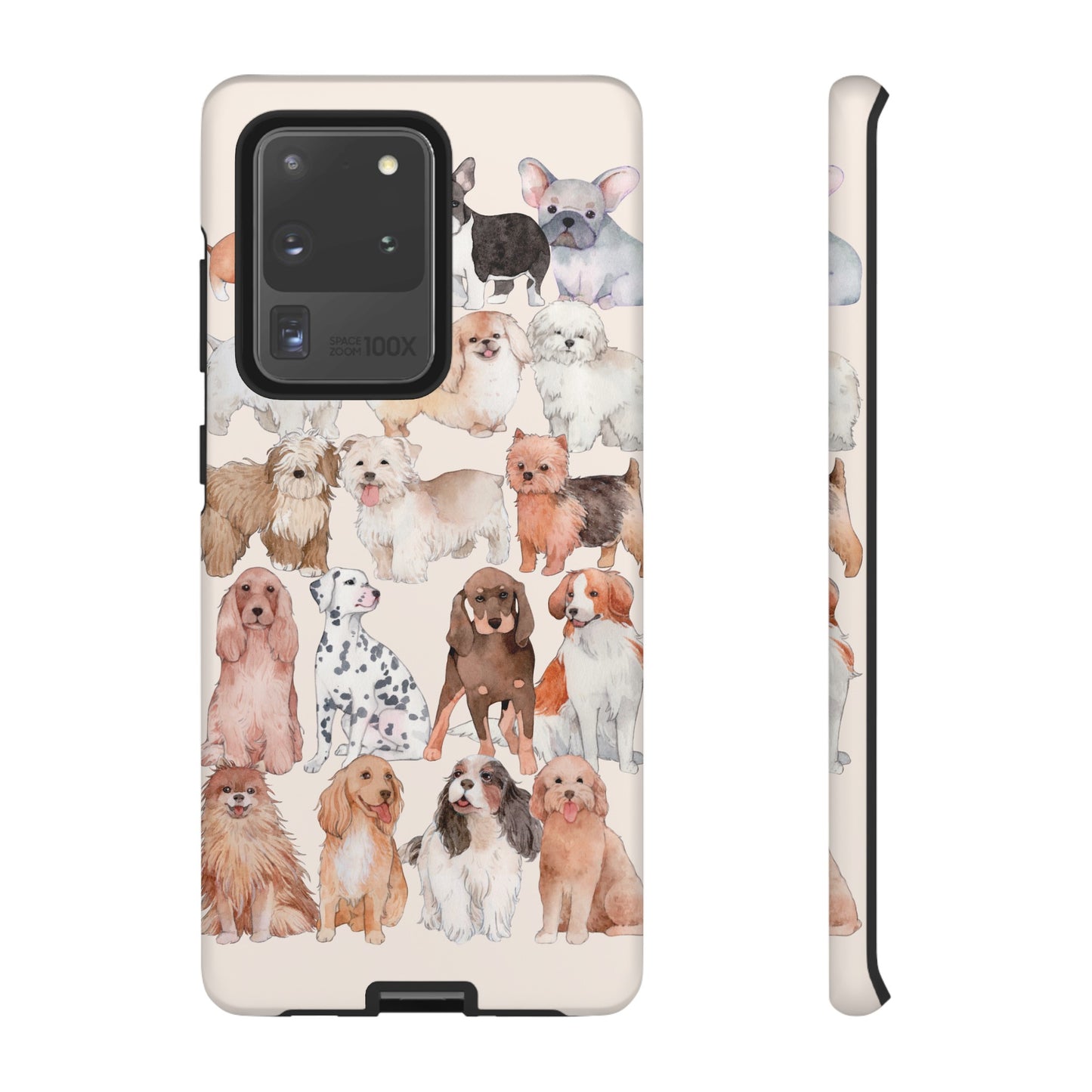 Dog Collage Wallpaper Phone Case | iPhone 15 Plus/ Pro, 14, 13, 12| Google Pixel 7, Pro, 5| Samsung Galaxy S23 All Major Phone Models