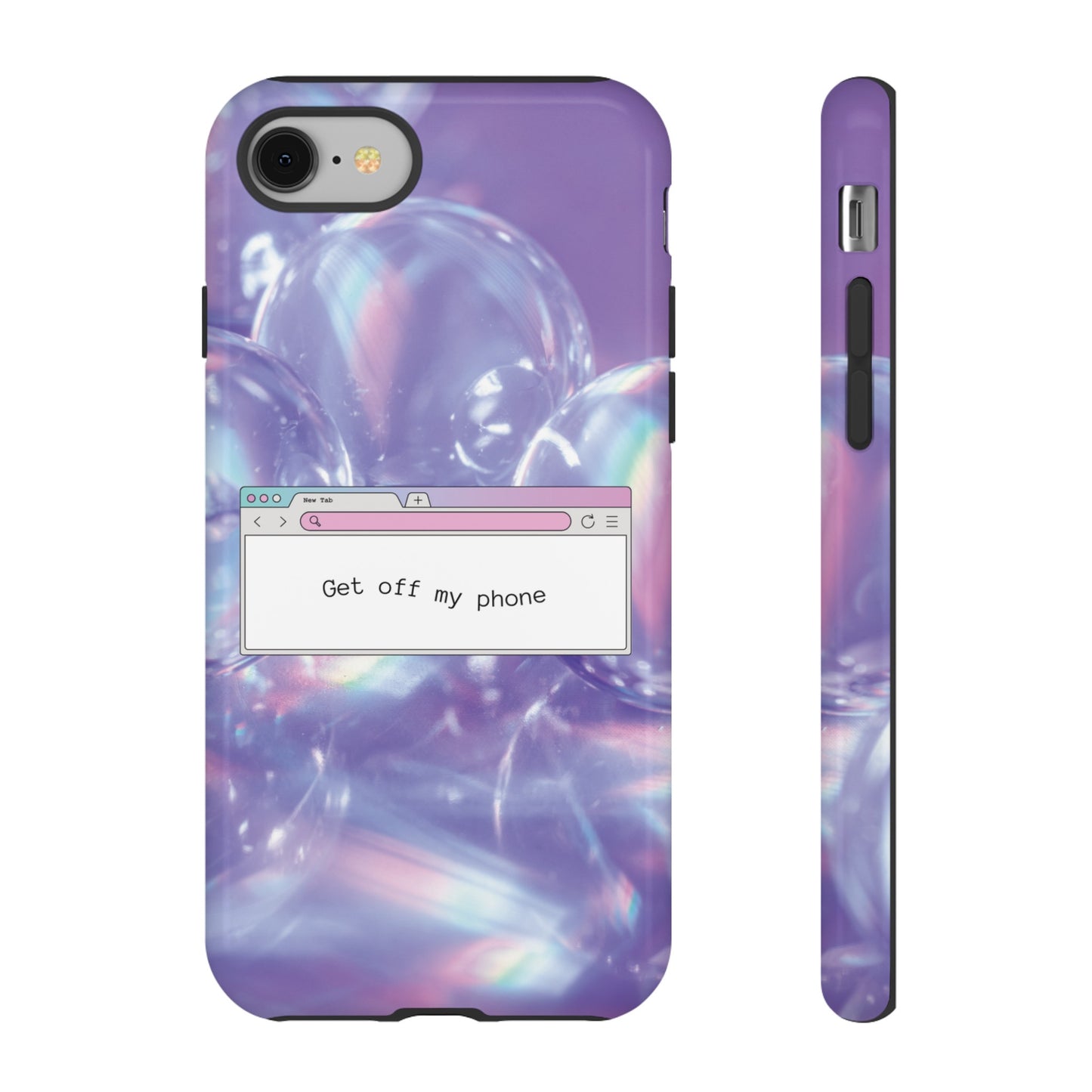 Get Off My Phone Wallpaper Phone Case | iPhone 15 Plus/ Pro, 14, 13, 12| Google Pixel 7, Pro, 5| Samsung Galaxy S23 All Major Phone Models