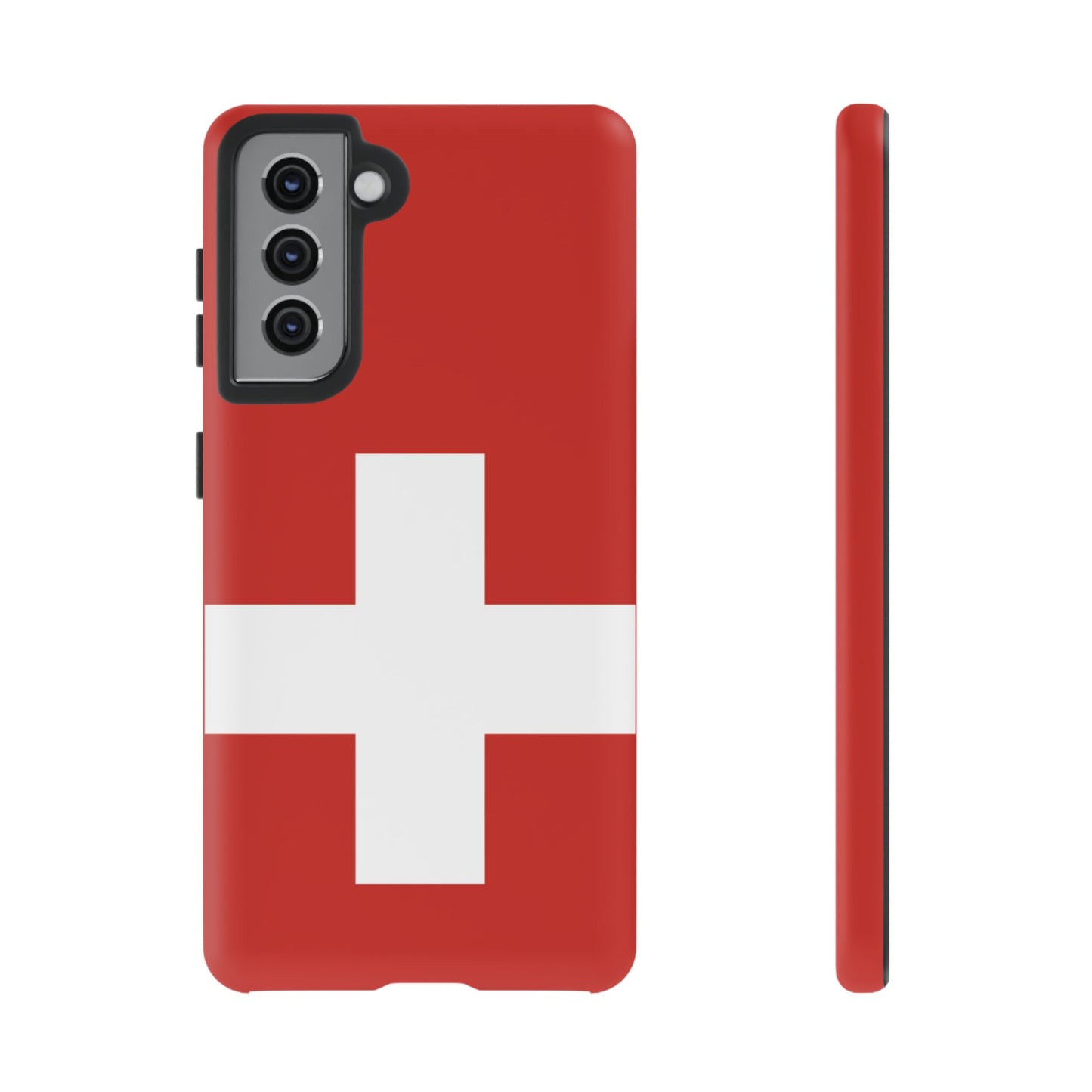 Switzerland Flag Phone Case | iPhone 15 Plus/ Pro, 14, 13, 12| Google Pixel 7, Pro, 5| Samsung Galaxy S23 All Major Phone Models