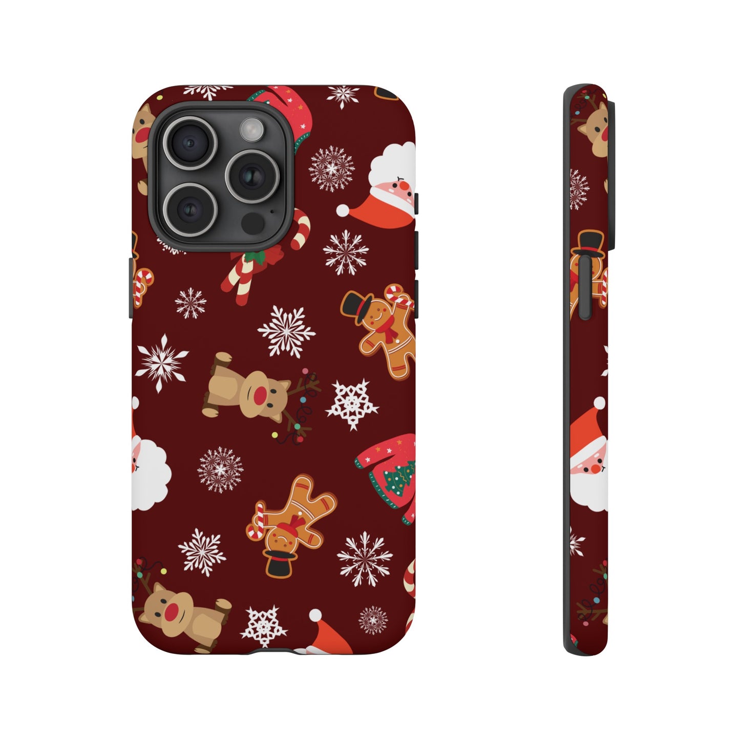 Festive Christmas Wallpaper Phone Case | iPhone 15 Plus/ Pro, 14, 13, 12| Google Pixel 7, Pro, 5| Samsung Galaxy S23 All Major Phone Models