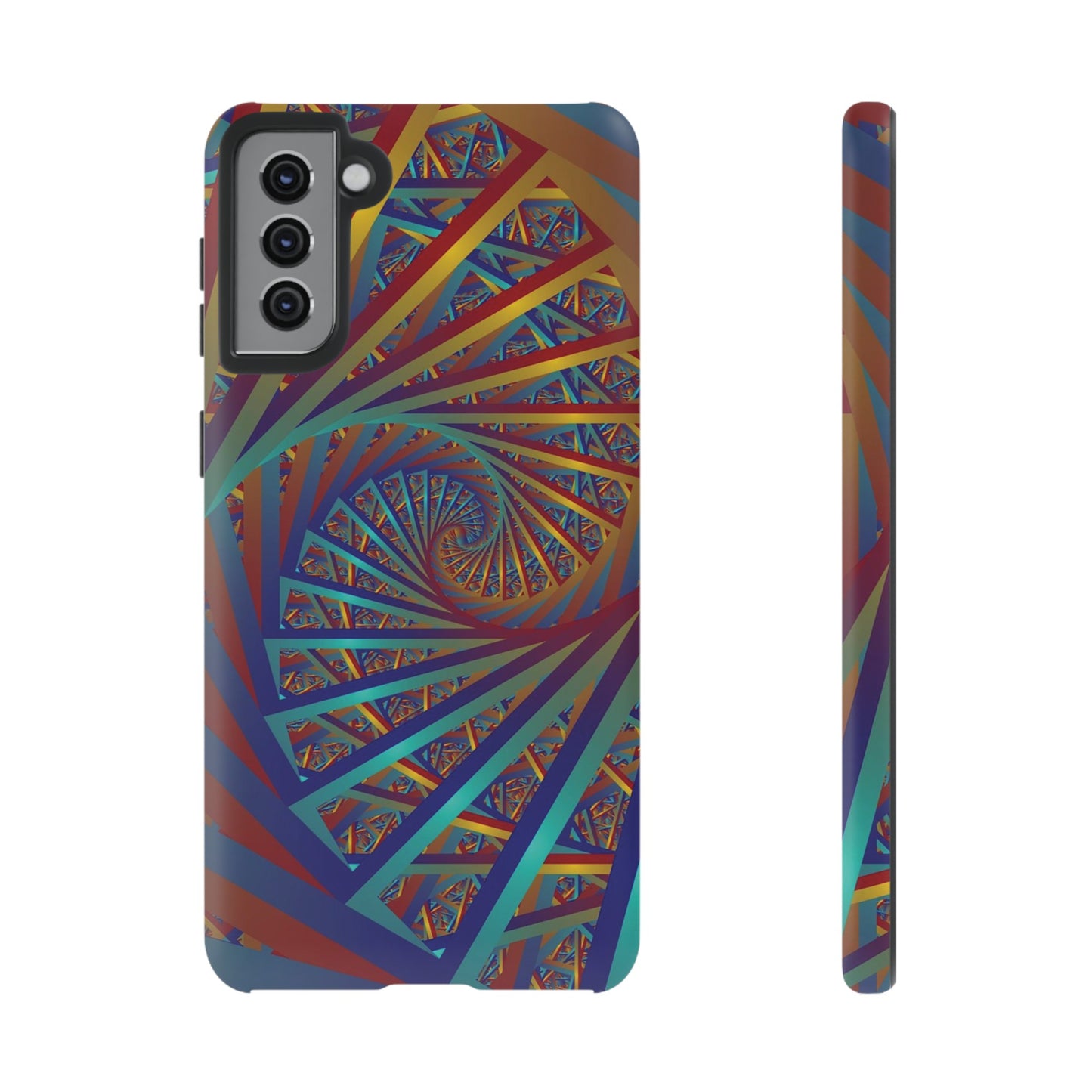 Colourful Spiral Wallpaper Phone Case | iPhone 15 Plus/ Pro, 14, 13, 12| Google Pixel 7, Pro, 5| Samsung Galaxy S23 All Major Phone Models