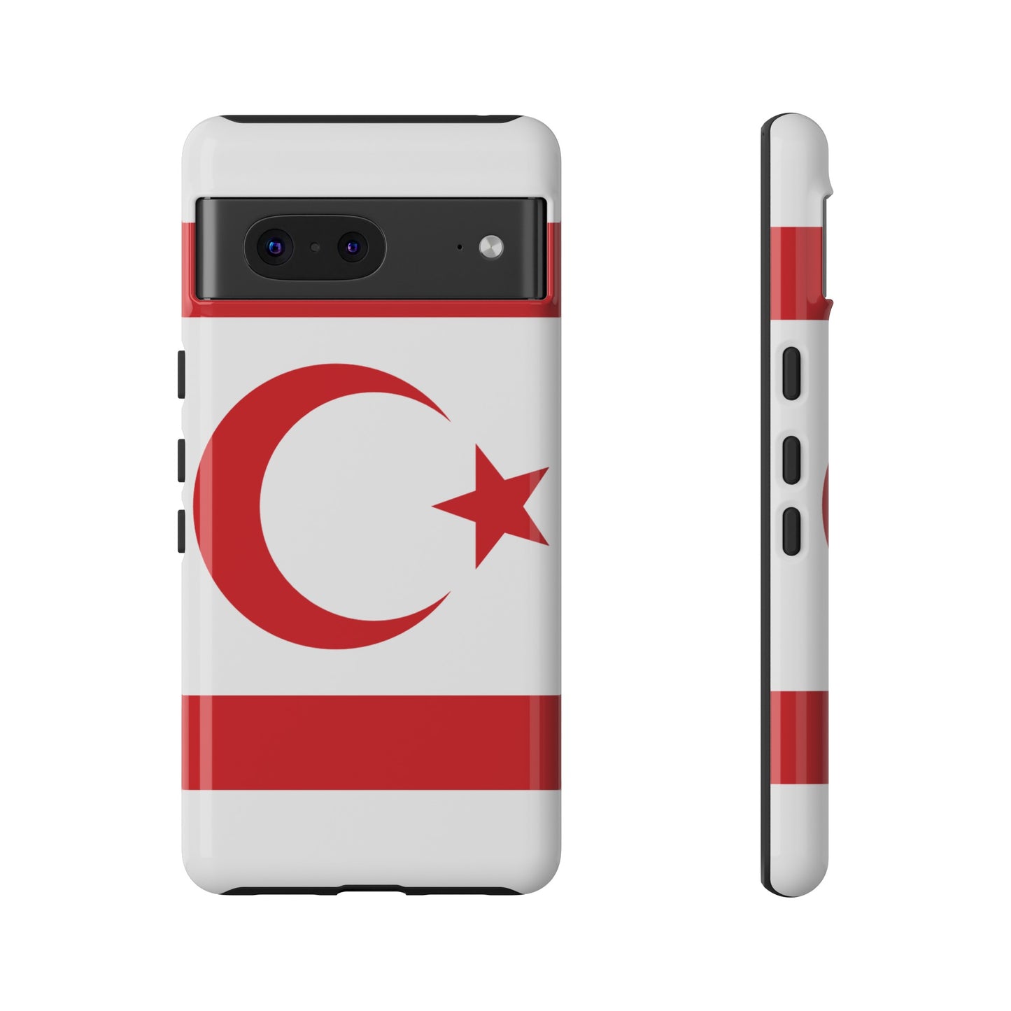 Northern Cyprus Flag Phone Case | iPhone 15 Plus/ Pro, 14, 13, 12| Google Pixel 7, Pro, 5| Samsung Galaxy S23 All Major Phone Models