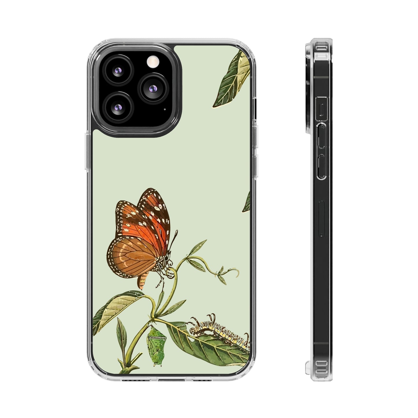 Orange Butterfly Wallpaper Phone Case | iPhone 15 Plus/ Pro, 14, 13, 12| Google Pixel 7, Pro, 5| Samsung Galaxy S23 All Major Phone Models