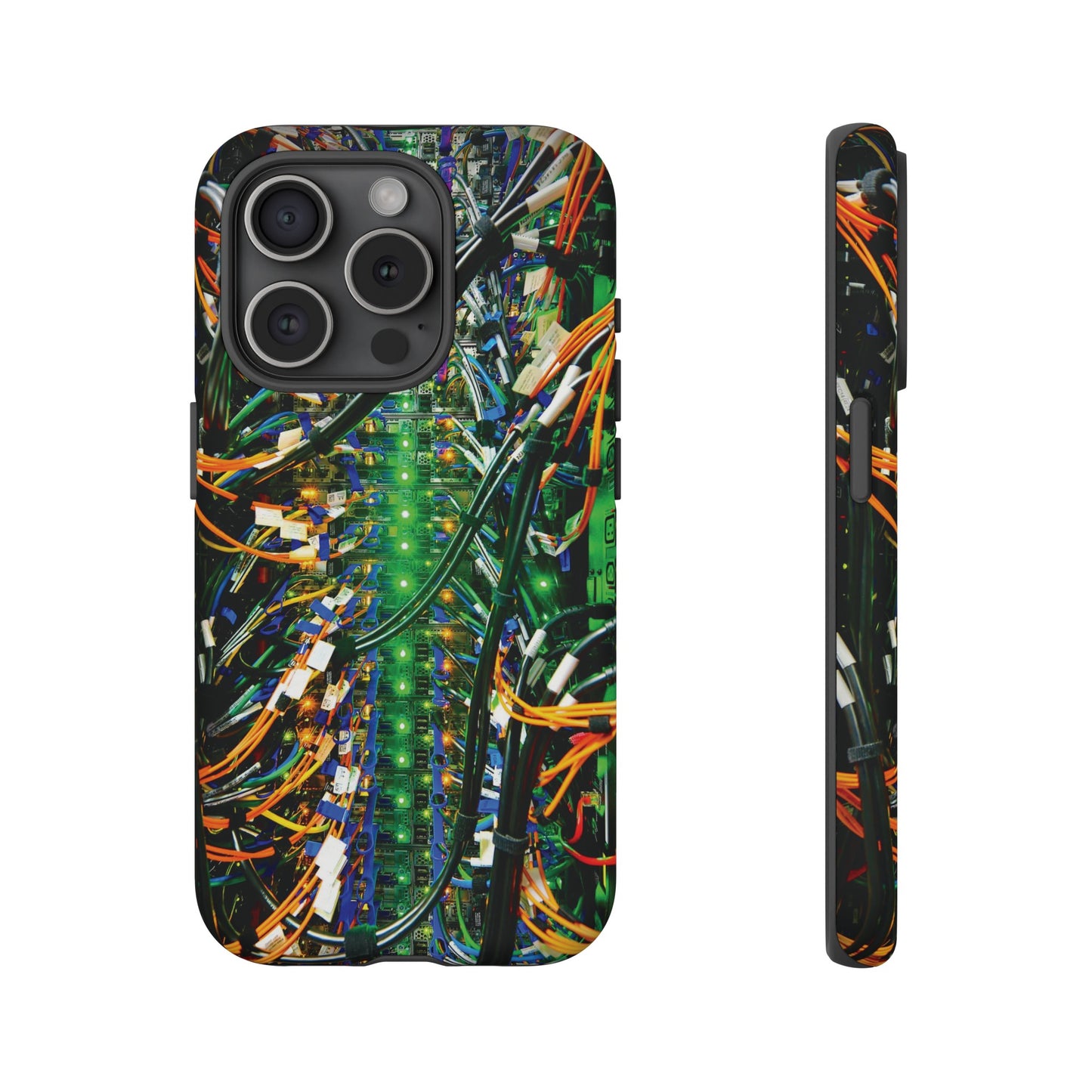 Green Computer Circuitboard Wallpaper Phone Case | iPhone 15 Plus/ Pro, 14, 13, 12| Google Pixel 7, Pro, 5| Samsung Galaxy S23 All Major Phone Models