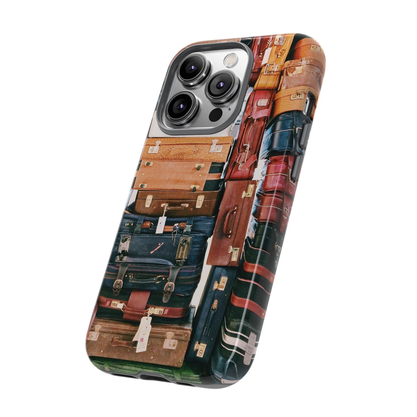 Suitcase Wallpaper Phone Case | iPhone 15 Plus/ Pro, 14, 13, 12| Google Pixel 7, Pro, 5| Samsung Galaxy S23 All Major Phone Models