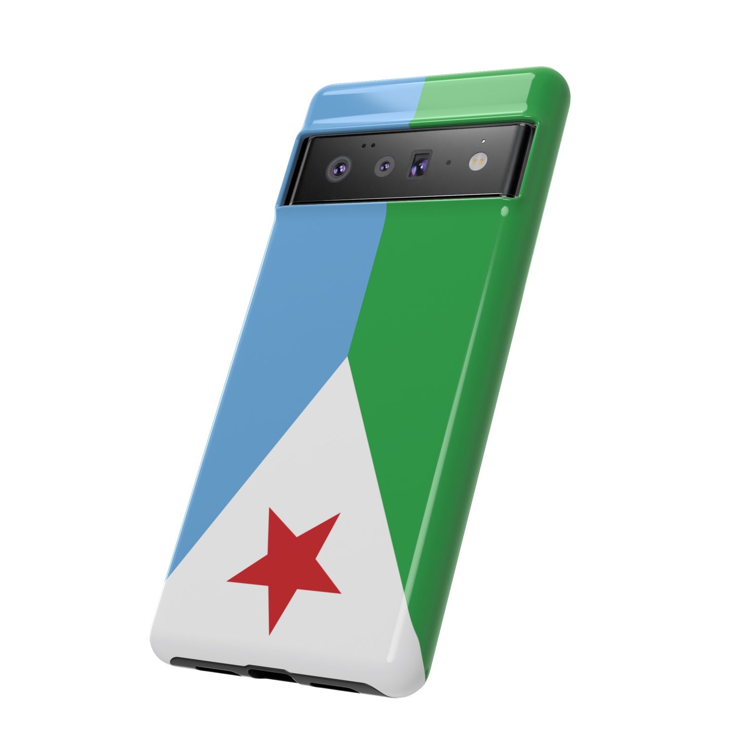 Djibouti Flag Phone Case | iPhone 15 Plus/ Pro, 14, 13, 12| Google Pixel 7, Pro, 5| Samsung Galaxy S23 All Major Phone Models