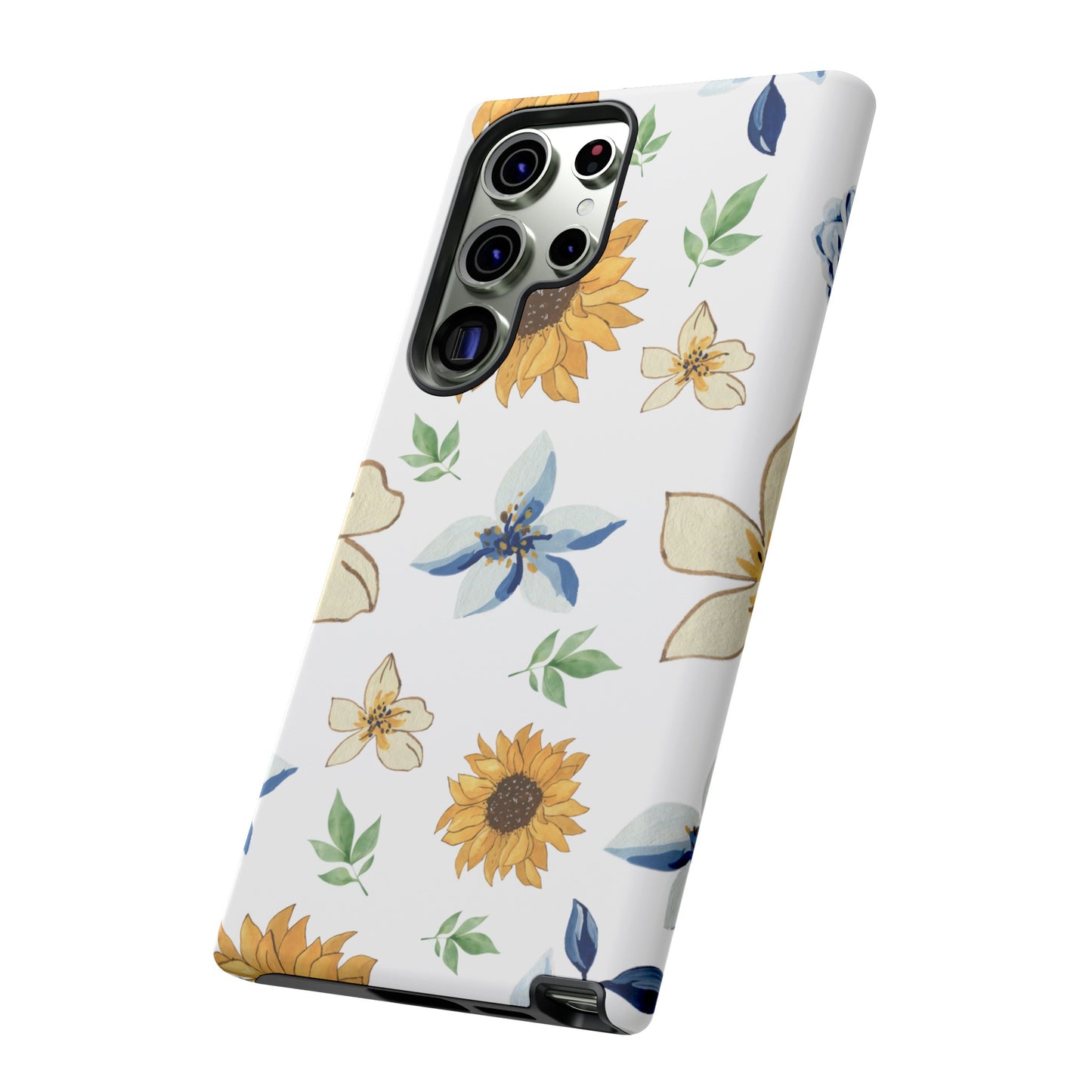 Beautiful Watercolour Flower Wallpaper Phone Case | iPhone 15 Plus/ Pro, 14, 13, 12| Google Pixel 7, Pro, 5| Samsung Galaxy S23 All Major Phone Models