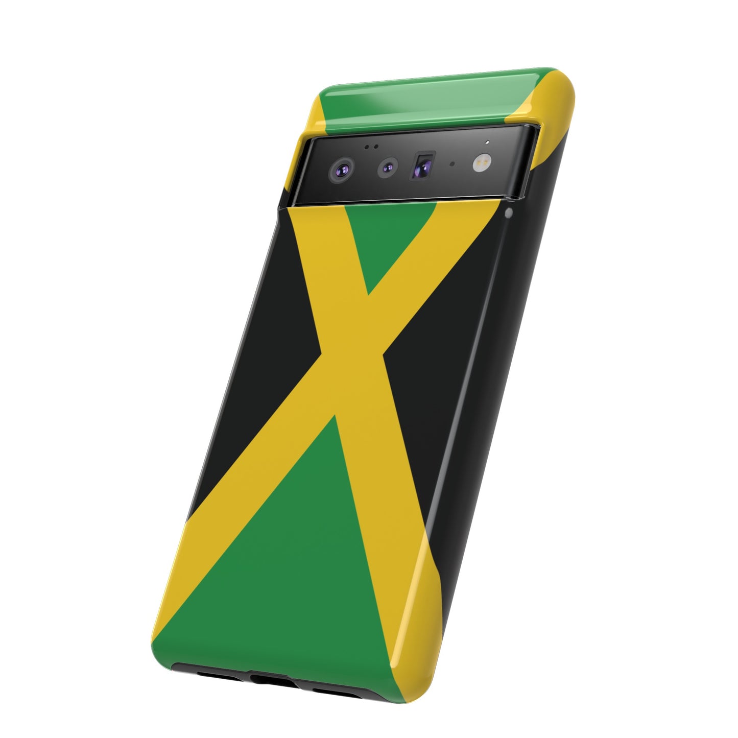 Jamaica Flag Phone Case | iPhone 15 Plus/ Pro, 14, 13, 12| Google Pixel 7, Pro, 5| Samsung Galaxy S23 All Major Phone Models