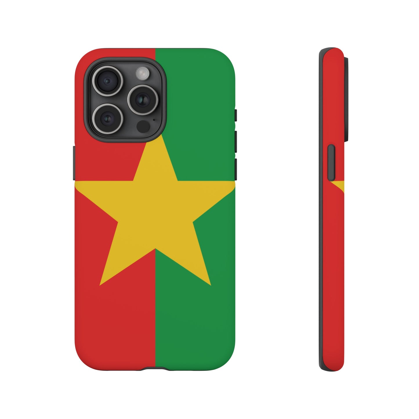 Burkina Faso Flag Phone Case | iPhone 15 Plus/ Pro, 14, 13, 12| Google Pixel 7, Pro, 5| Samsung Galaxy S23 All Major Phone Models