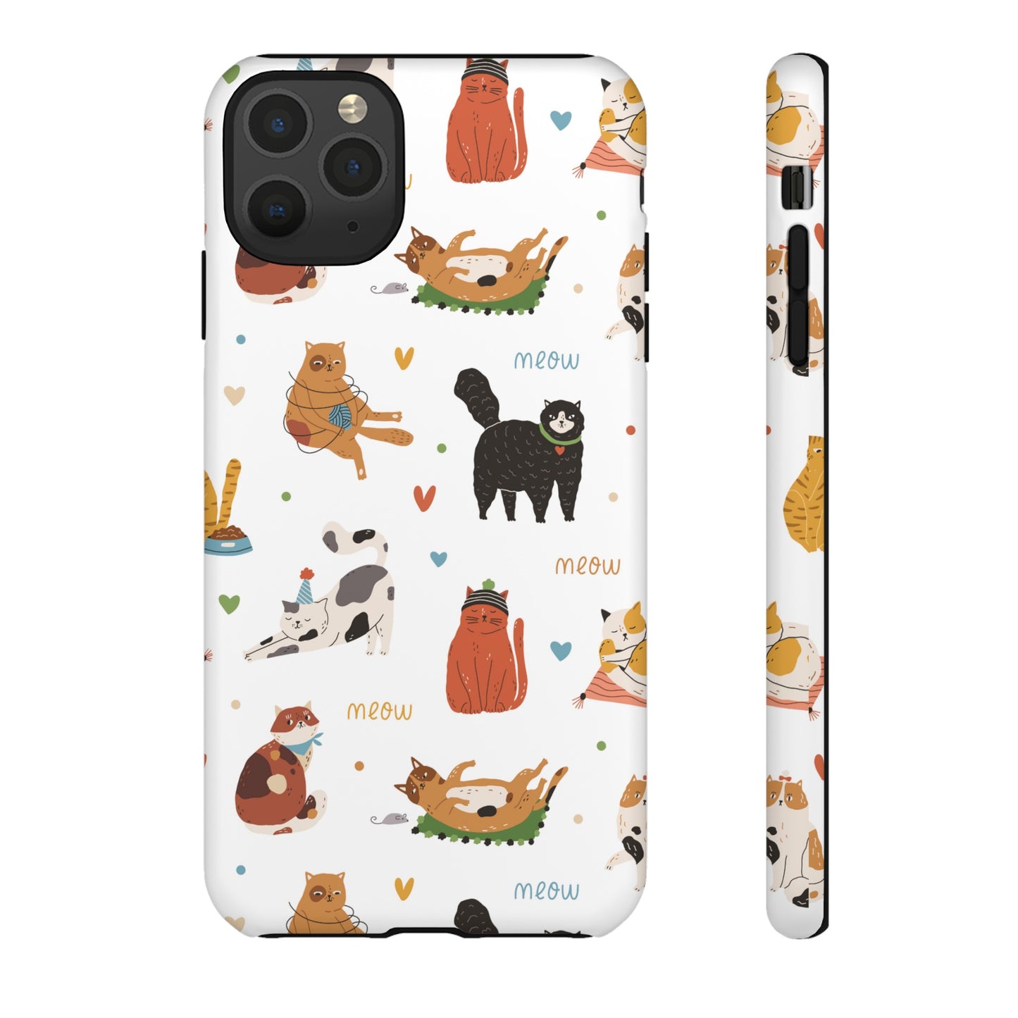 Collage of Cats Wallpaper Phone Case | iPhone 15 Plus/ Pro, 14, 13, 12| Google Pixel 7, Pro, 5| Samsung Galaxy S23 All Major Phone Models