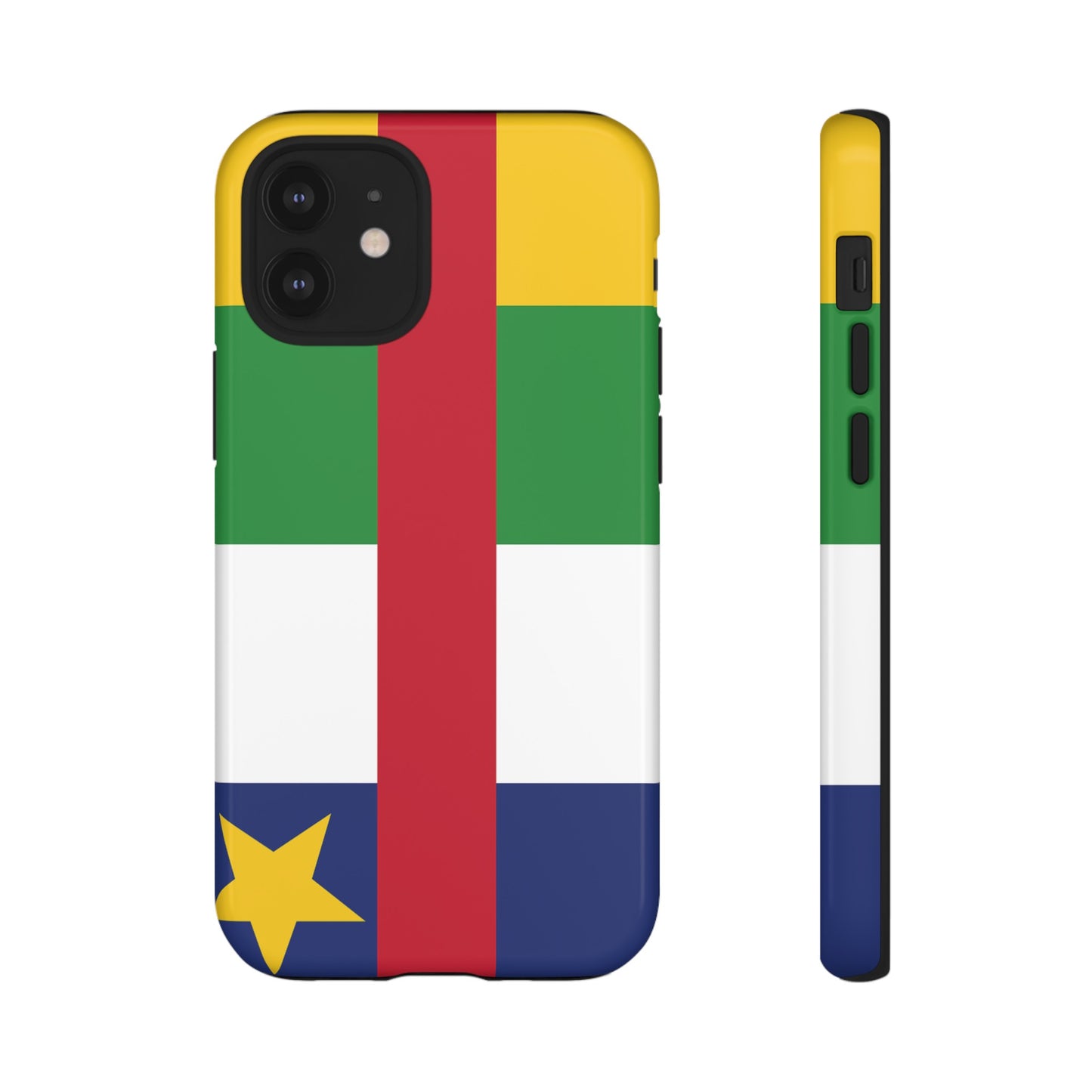 Central African Republic Flag Phone Case | iPhone 15 Plus/ Pro, 14, 13, 12| Google Pixel 7, Pro, 5| Samsung Galaxy S23 All Major Phone Models