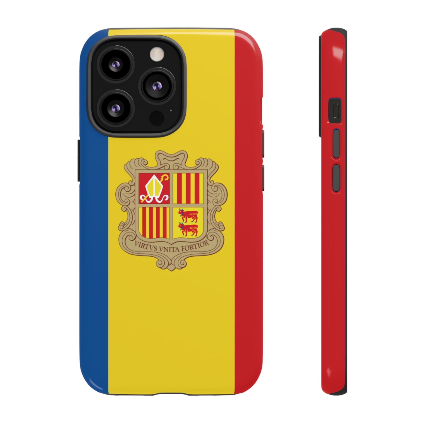 Andorra Flag Phone Case | iPhone 15 Plus/ Pro, 14, 13, 12| Google Pixel 7, Pro, 5| Samsung Galaxy S23 All Major Phone Models