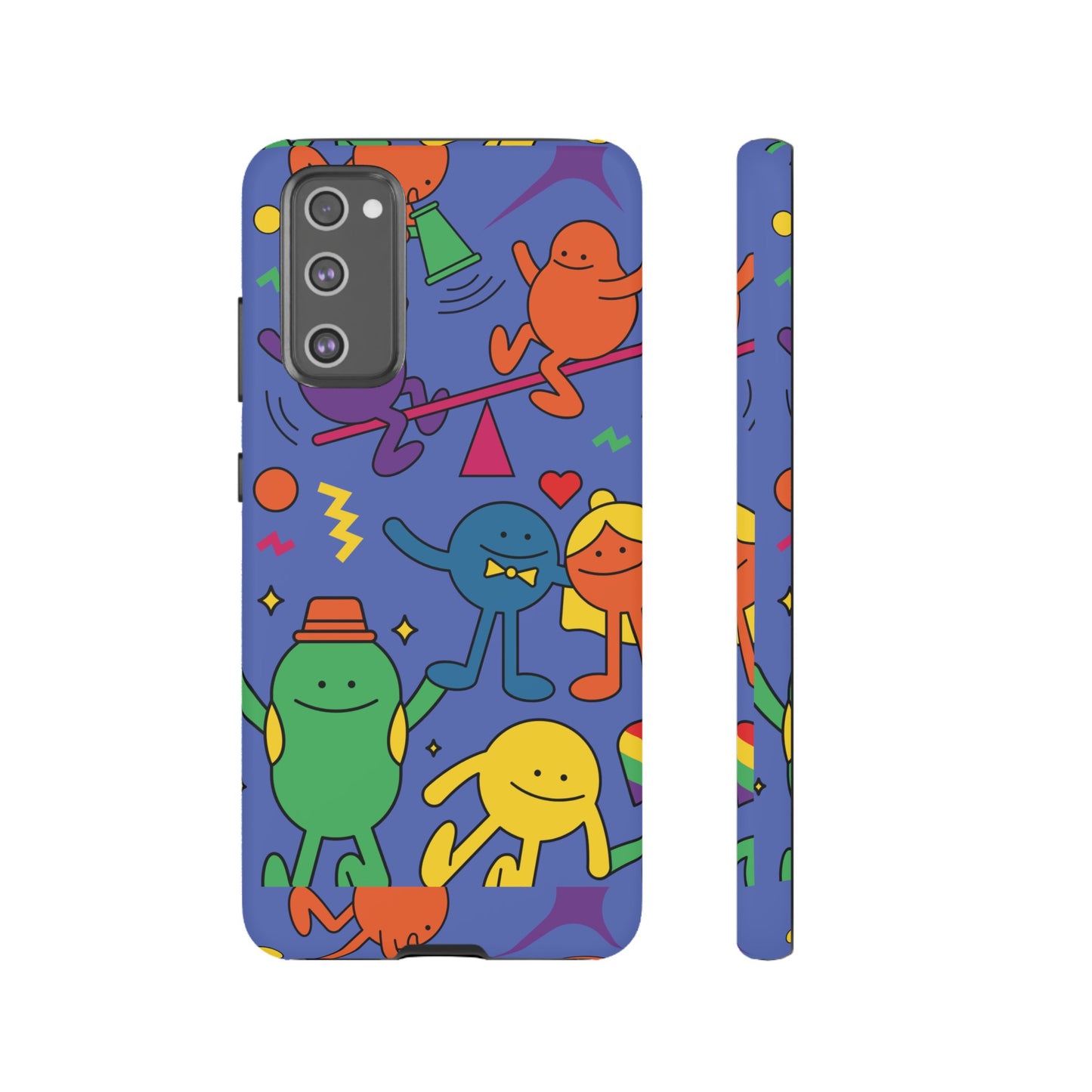 Colourful Cartoon Wallpaper Phone Case | iPhone 15 Plus/ Pro, 14, 13, 12| Google Pixel 7, Pro, 5| Samsung Galaxy S23 All Major Phone Models