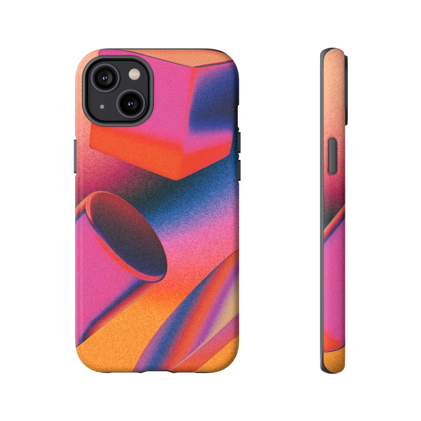 Floating Shapes Wallpaper Phone Case | iPhone 15 Plus/ Pro, 14, 13, 12| Google Pixel 7, Pro, 5| Samsung Galaxy S23 All Major Phone Models