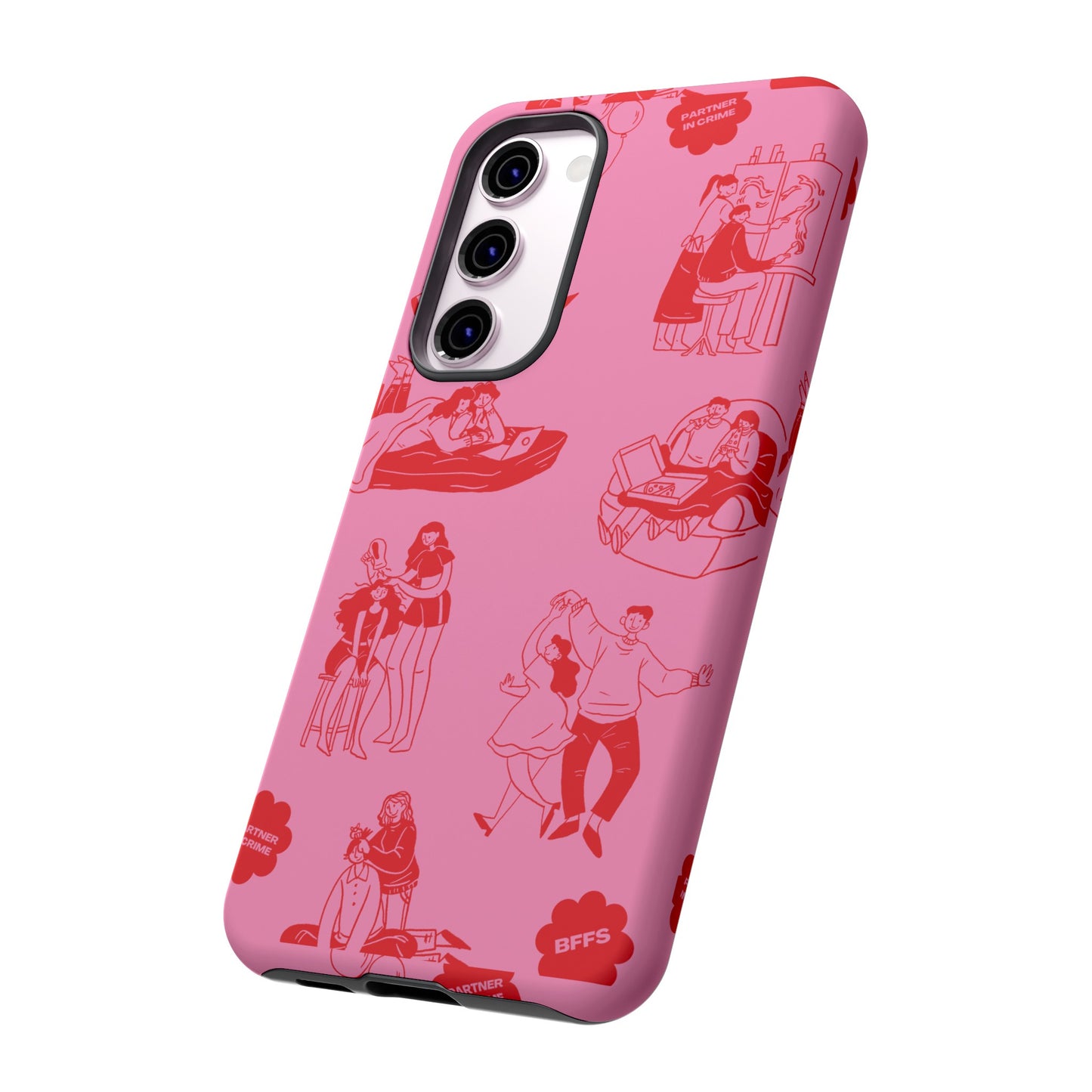 Pink Valentine's Day Wallpaper Phone Case | iPhone 15 Plus/ Pro, 14, 13, 12| Google Pixel 7, Pro, 5| Samsung Galaxy S23 All Major Phone Models