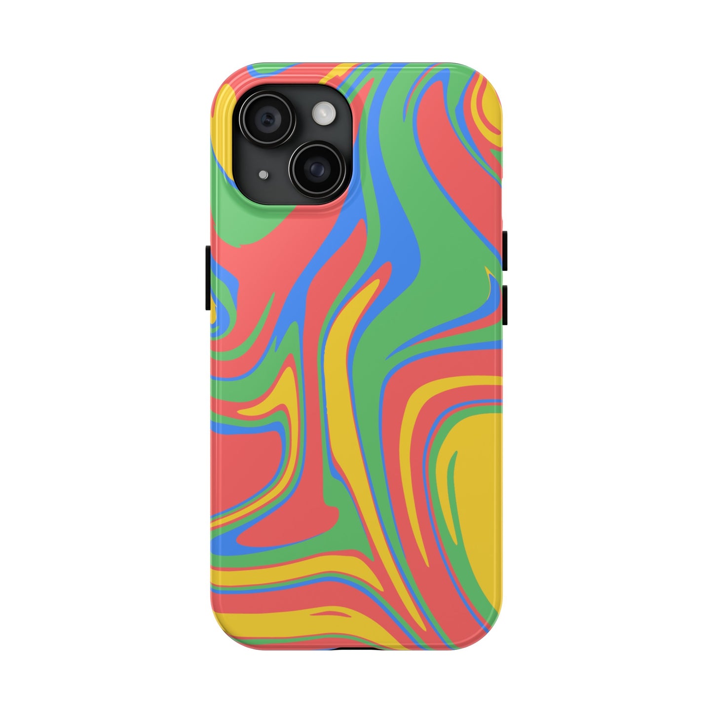 Colourful Marble Phone Case | iPhone 15 Plus/ Pro, 14, 13, 12|