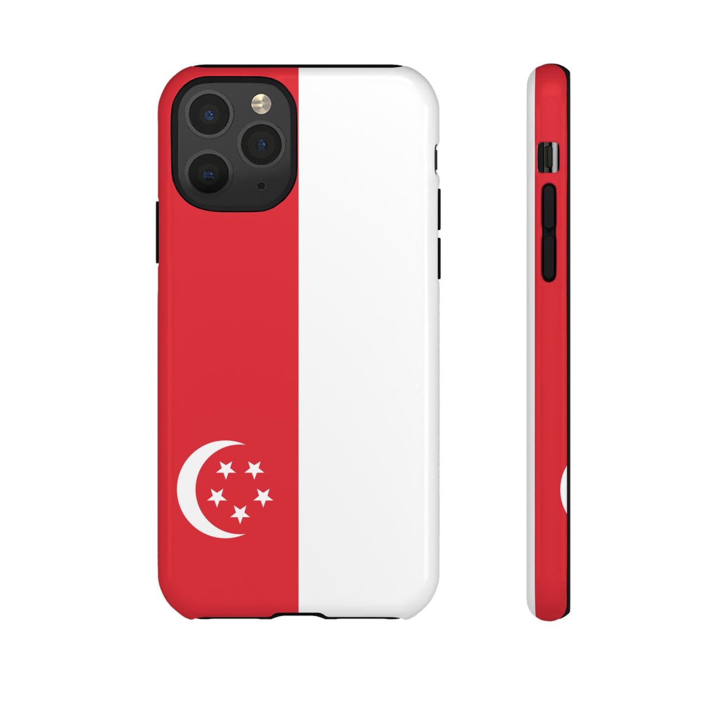 Singapore Flag Phone Case | iPhone 15 Plus/ Pro, 14, 13, 12| Google Pixel 7, Pro, 5| Samsung Galaxy S23 All Major Phone Models