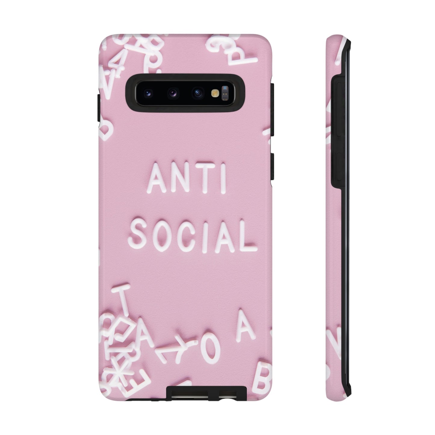 Anti Social Phone Case | iPhone 15 Plus/ Pro, 14, 13, 12| Google Pixel 7, Pro, 5| Samsung Galaxy S23 All Major Phone Models