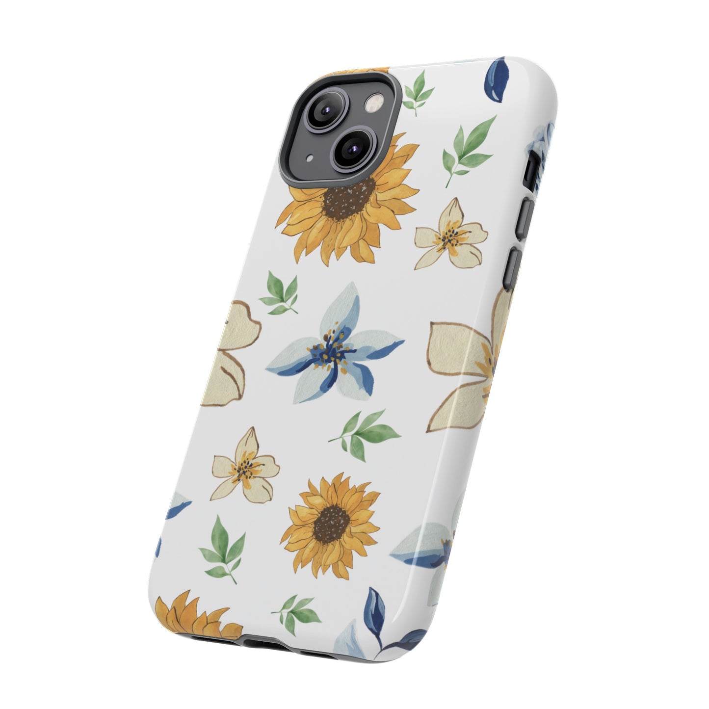 Beautiful Watercolour Flower Wallpaper Phone Case | iPhone 15 Plus/ Pro, 14, 13, 12| Google Pixel 7, Pro, 5| Samsung Galaxy S23 All Major Phone Models