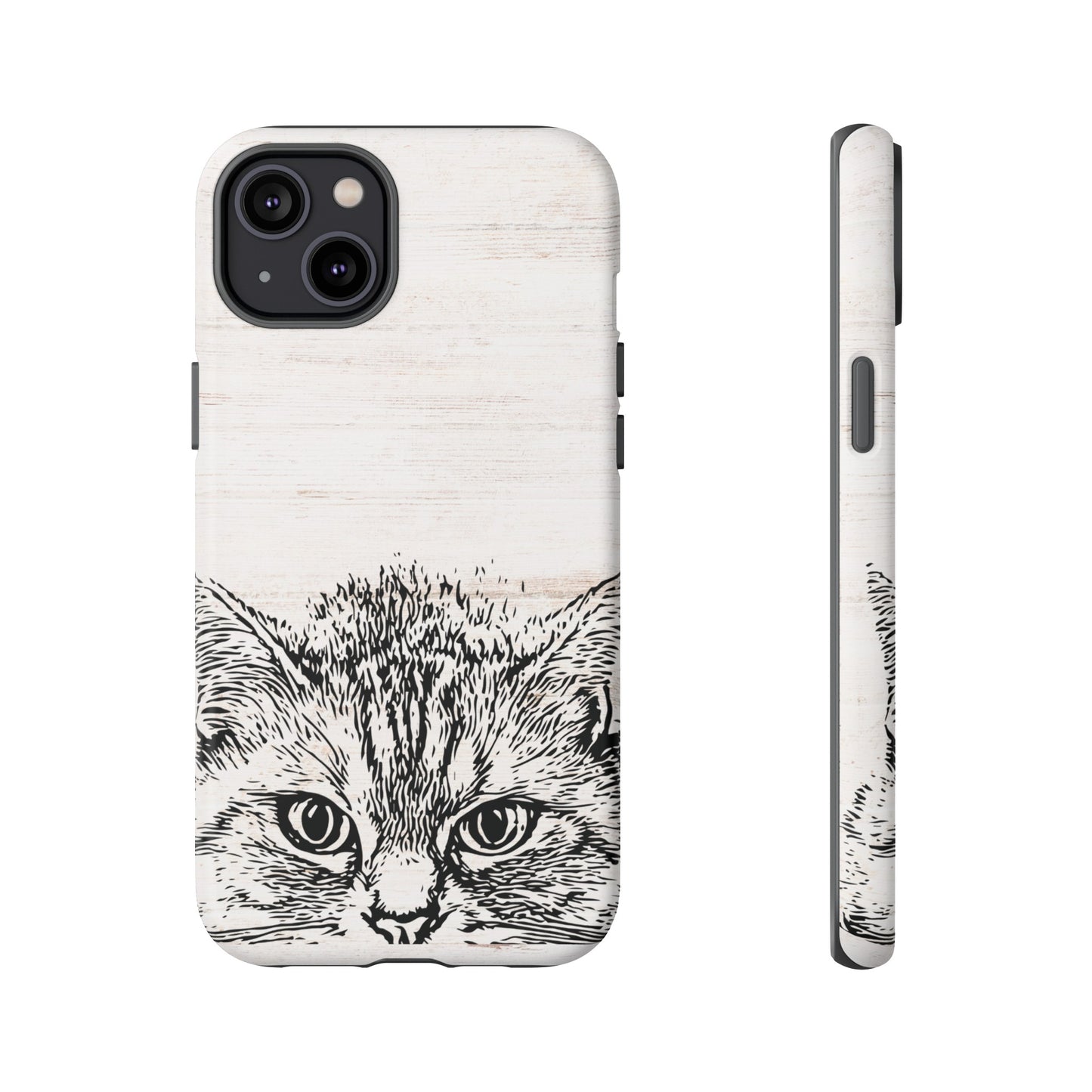 Close- Up Cat Wallpaper Phone Case | iPhone 15 Plus/ Pro, 14, 13, 12| Google Pixel 7, Pro, 5| Samsung Galaxy S23 All Major Phone Models