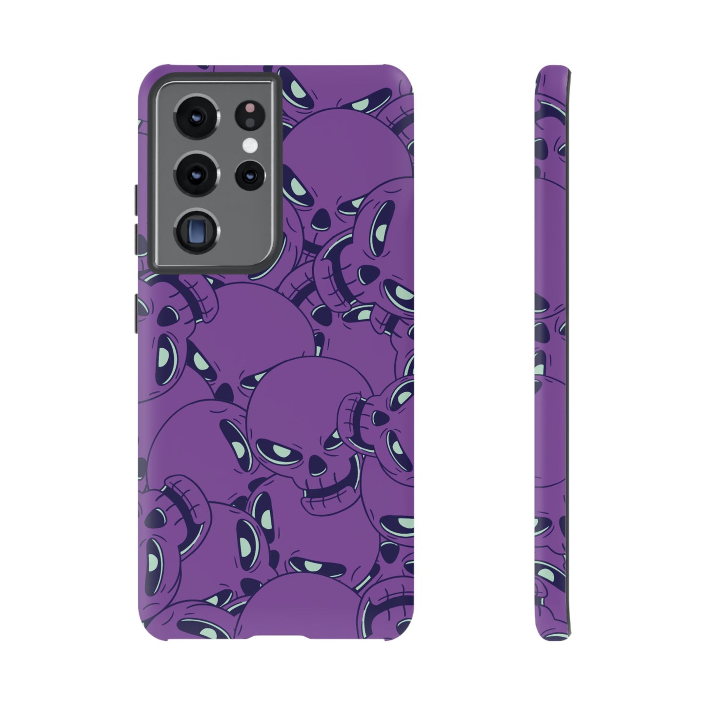 Glowing Skulls Wallpaper Phone Case | iPhone 15 Plus/ Pro, 14, 13, 12| Google Pixel 7, Pro, 5| Samsung Galaxy S23 All Major Phone Models