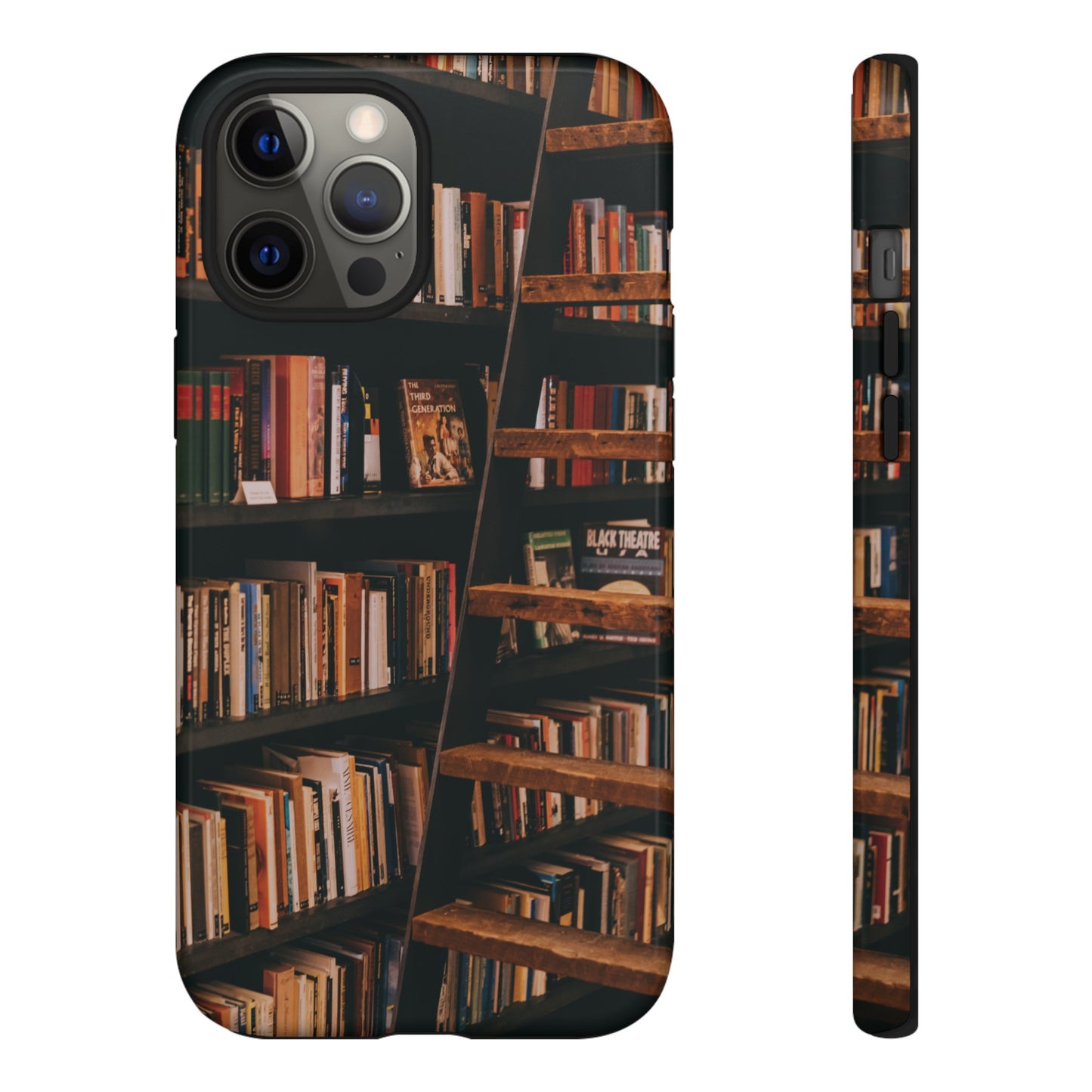 Bookcase Wallpaper Phone Case | iPhone 15 Plus/ Pro, 14, 13, 12| Google Pixel 7, Pro, 5| Samsung Galaxy S23 All Major Phone Models