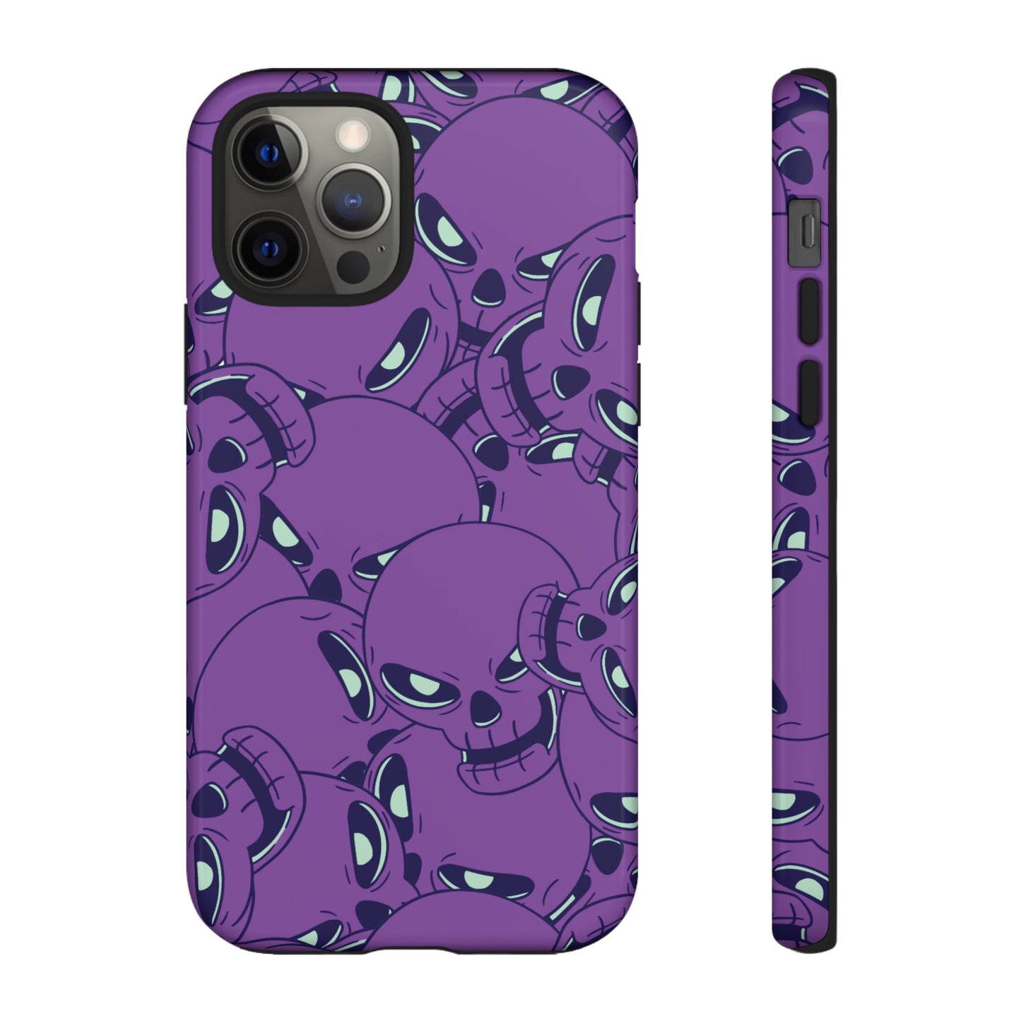 Glowing Skulls Wallpaper Phone Case | iPhone 15 Plus/ Pro, 14, 13, 12| Google Pixel 7, Pro, 5| Samsung Galaxy S23 All Major Phone Models