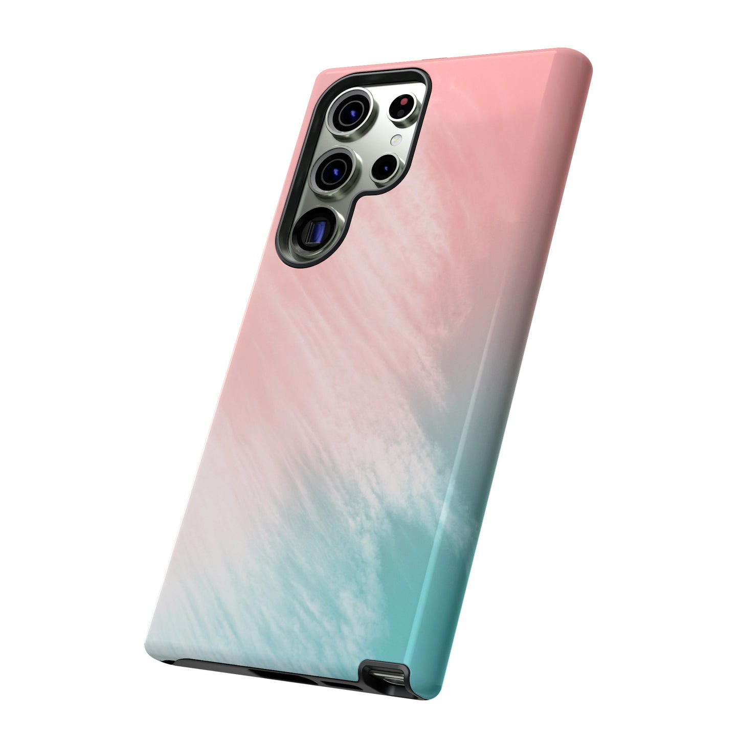 Soft Pink And Blue Wallpaper Phone Case | iPhone 15 Plus/ Pro, 14, 13, 12| Google Pixel 7, Pro, 5| Samsung Galaxy S23 All Major Phone Models