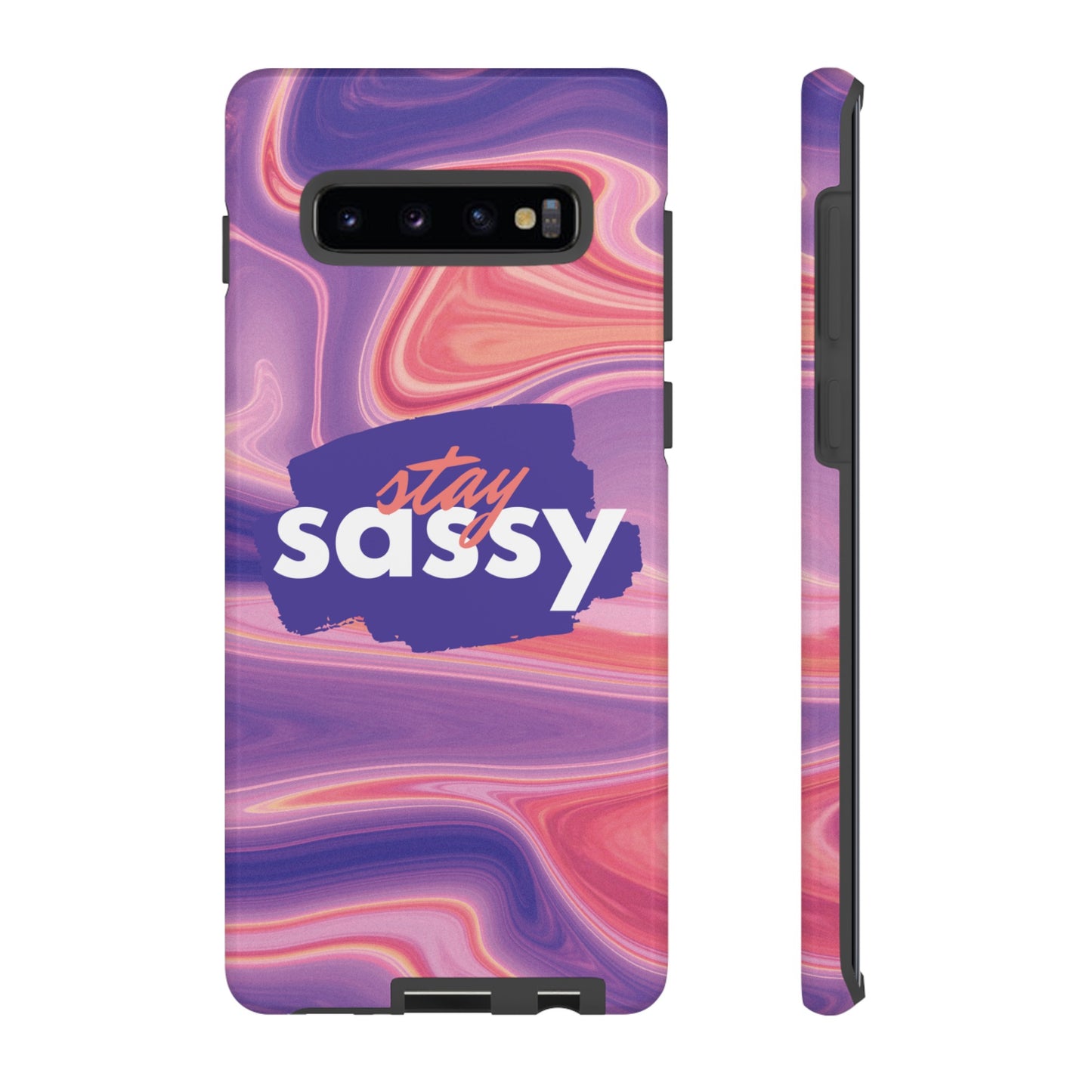 Stay Sassy Wallpaper Phone Case | iPhone 15 Plus/ Pro, 14, 13, 12| Google Pixel 7, Pro, 5| Samsung Galaxy S23 All Major Phone Models