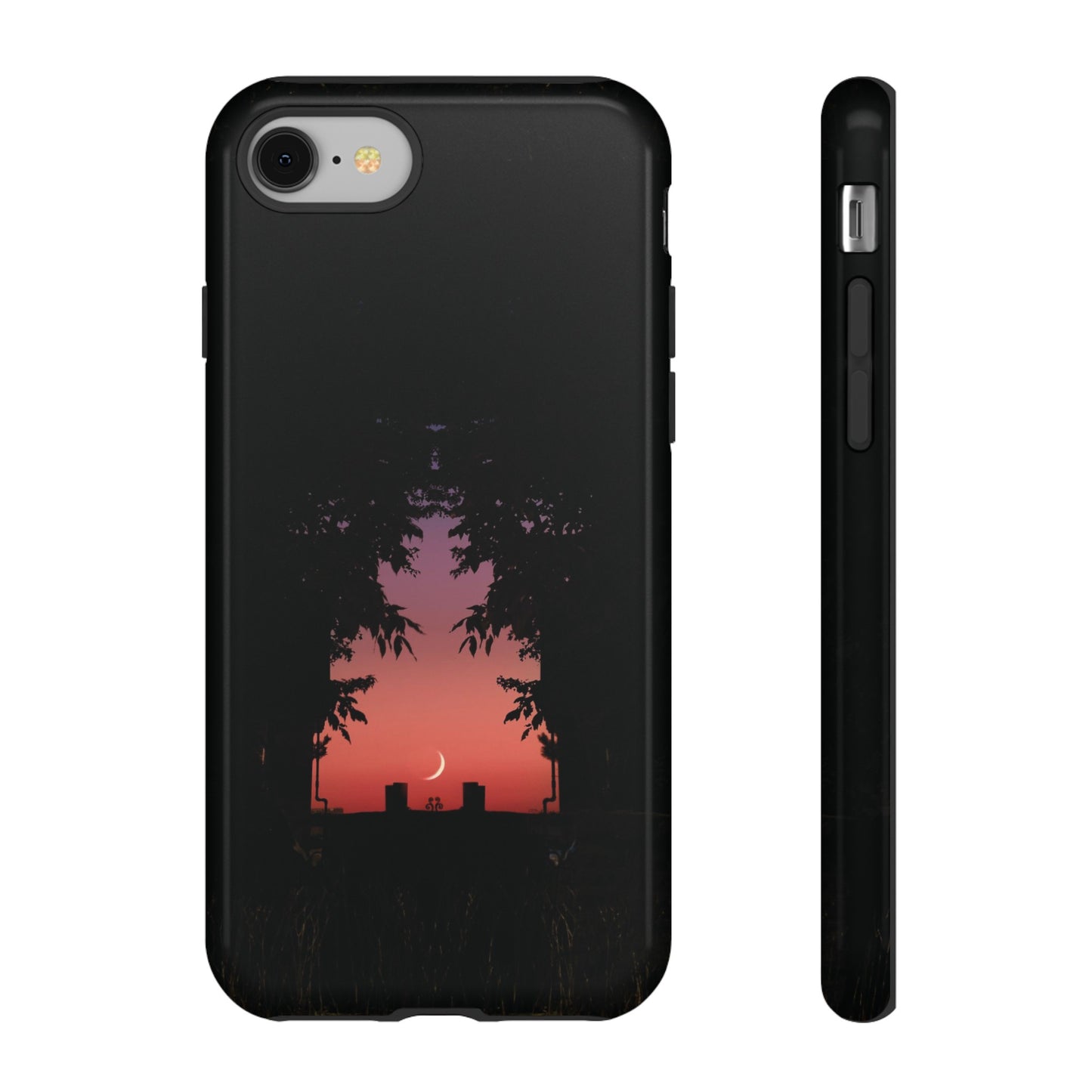 Crescent Night Wallpaper Phone Case | iPhone 15 Plus/ Pro, 14, 13, 12| Google Pixel 7, Pro, 5| Samsung Galaxy S23 All Major Phone Models