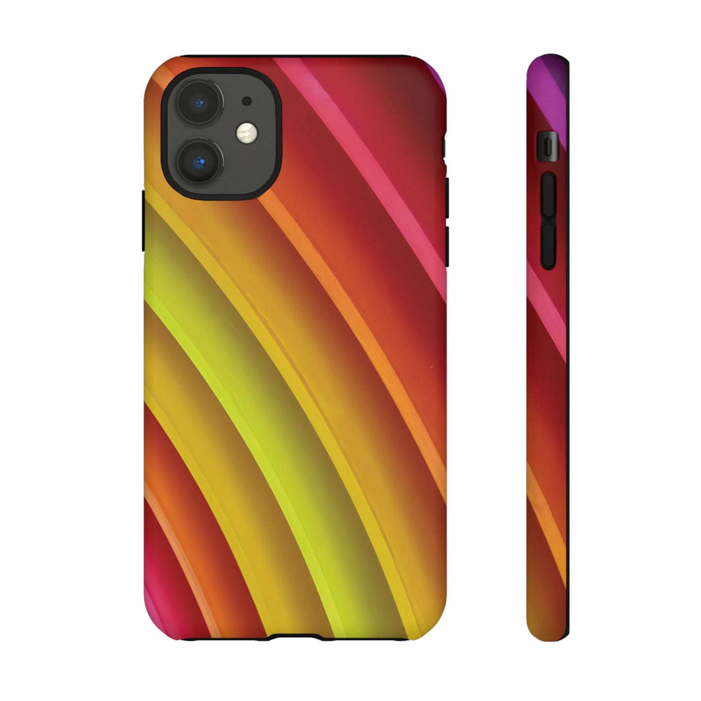 Curved Colourful Wallpaper Phone Case | iPhone 15 Plus/ Pro, 14, 13, 12| Google Pixel 7, Pro, 5| Samsung Galaxy S23 All Major Phone Models