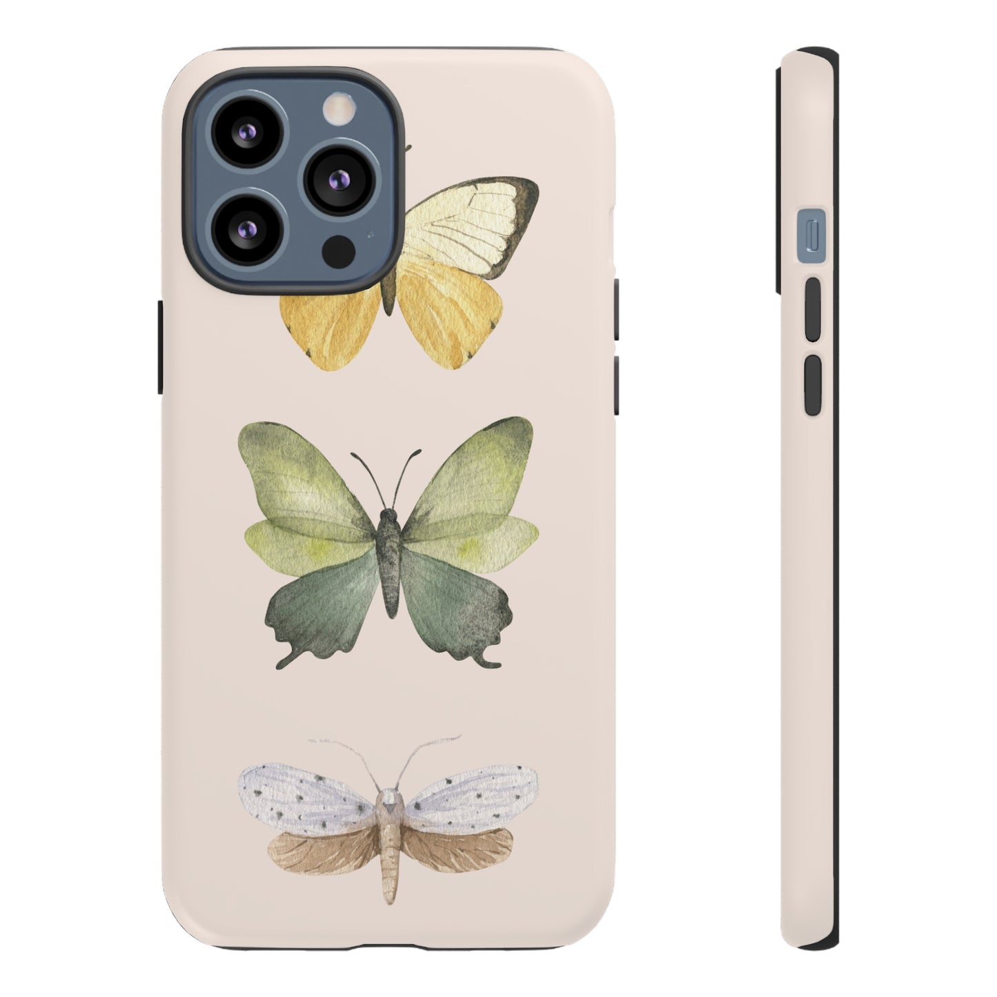 Three Butterflies Wallpaper Phone Case | iPhone 15 Plus/ Pro, 14, 13, 12| Google Pixel 7, Pro, 5| Samsung Galaxy S23 All Major Phone Models