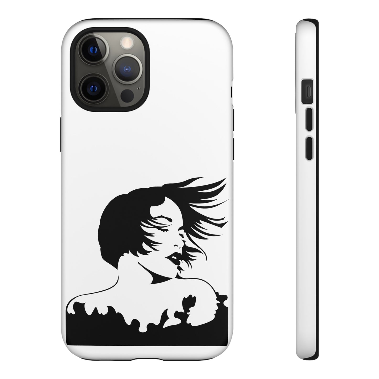 Woman In The Wind Phone Case | iPhone 15 Plus/ Pro, 14, 13, 12| Google Pixel 7, Pro, 5| Samsung Galaxy S23 All Major Phone Models