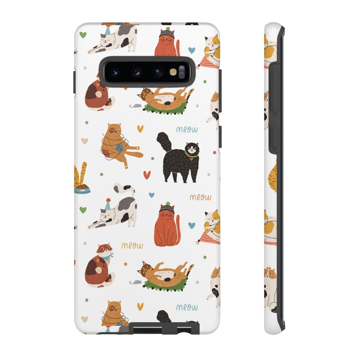 Collage of Cats Wallpaper Phone Case | iPhone 15 Plus/ Pro, 14, 13, 12| Google Pixel 7, Pro, 5| Samsung Galaxy S23 All Major Phone Models