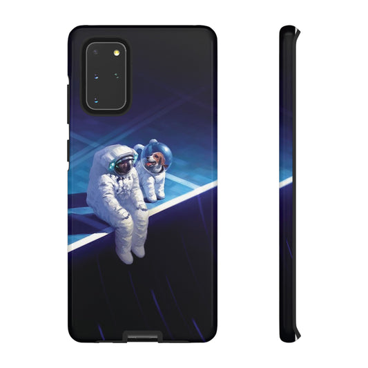 Astronaut and Dog Wallpaper Phone Case | iPhone 15 Plus/ Pro, 14, 13, 12| Google Pixel 7, Pro, 5| Samsung Galaxy S23 All Major Phone Models