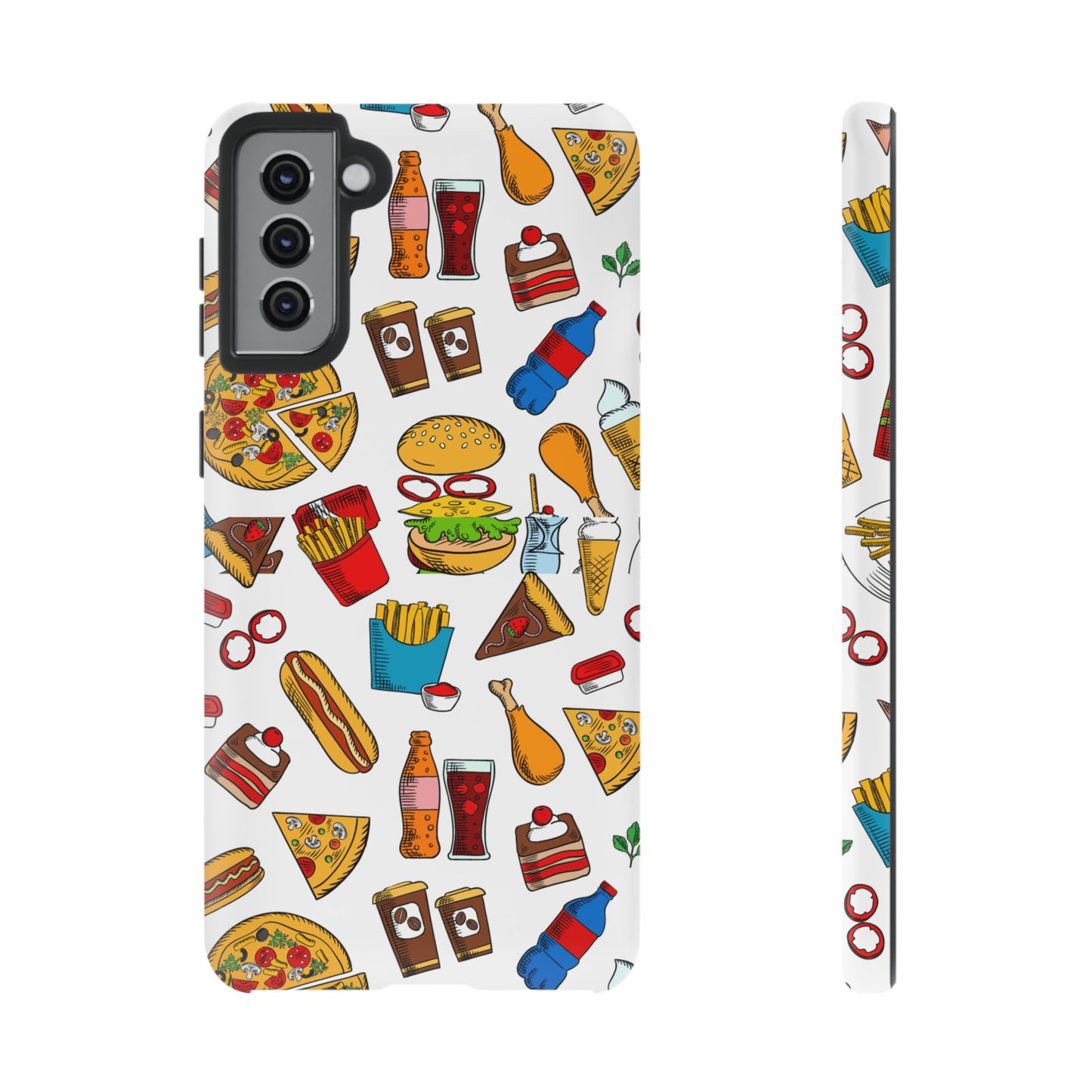 Fast Food Wallpaper Phone Case | iPhone 15 Plus/ Pro, 14, 13, 12| Google Pixel 7, Pro, 5| Samsung Galaxy S23 All Major Phone Models