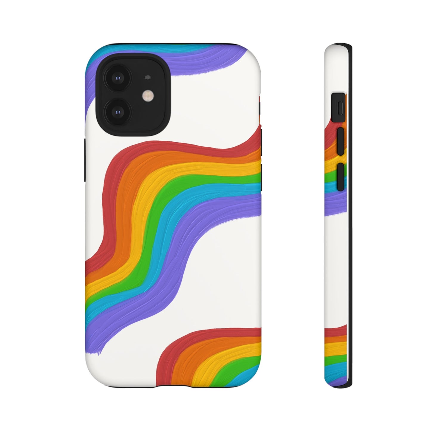 Rainbow Wallpaper Phone Case | iPhone 15 Plus/ Pro, 14, 13, 12| Google Pixel 7, Pro, 5| Samsung Galaxy S23 All Major Phone Models