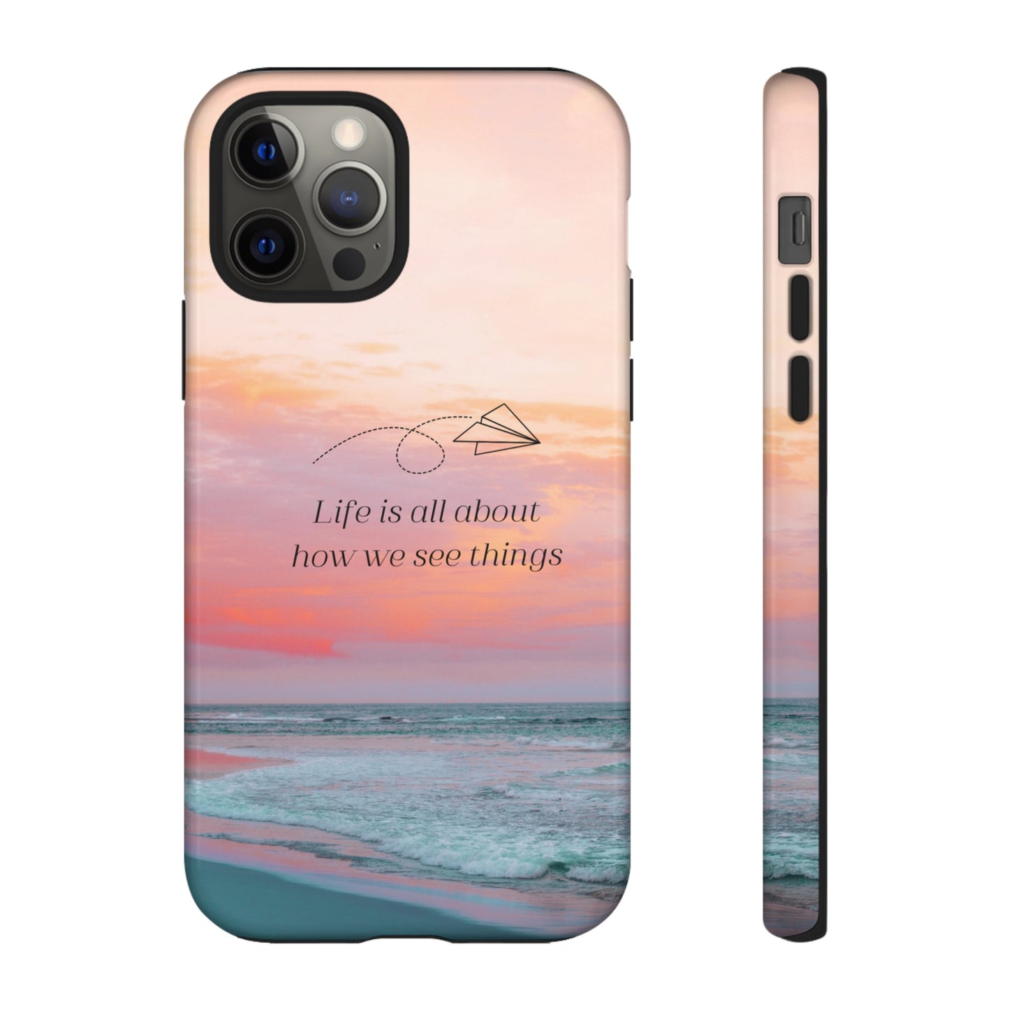 Thoughts at Sunset Phone Case | iPhone 15 Plus/ Pro, 14, 13, 12| Google Pixel 7, Pro, 5| Samsung Galaxy S23 All Major Phone Models