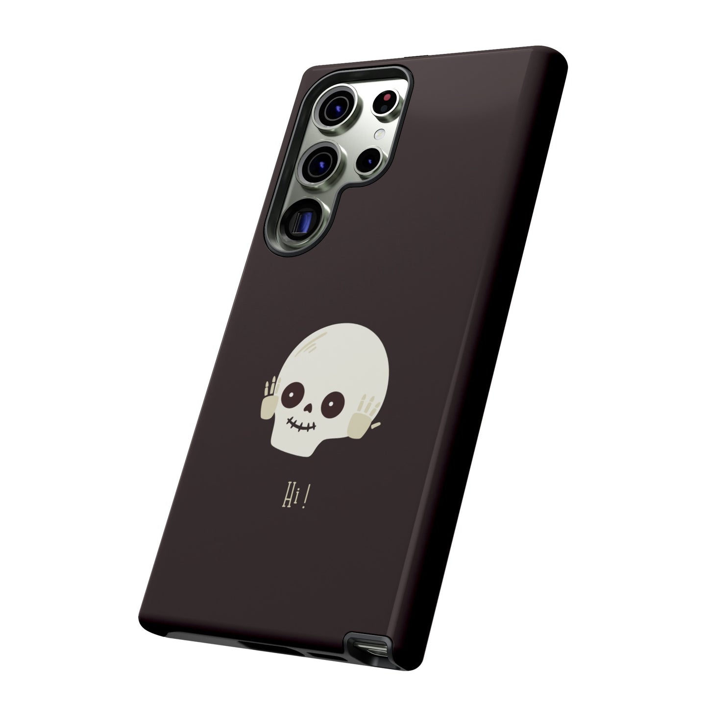 Hello Skull Phone Case | iPhone 15 Plus/ Pro, 14, 13, 12| Google Pixel 7, Pro, 5| Samsung Galaxy S23 All Major Phone Models