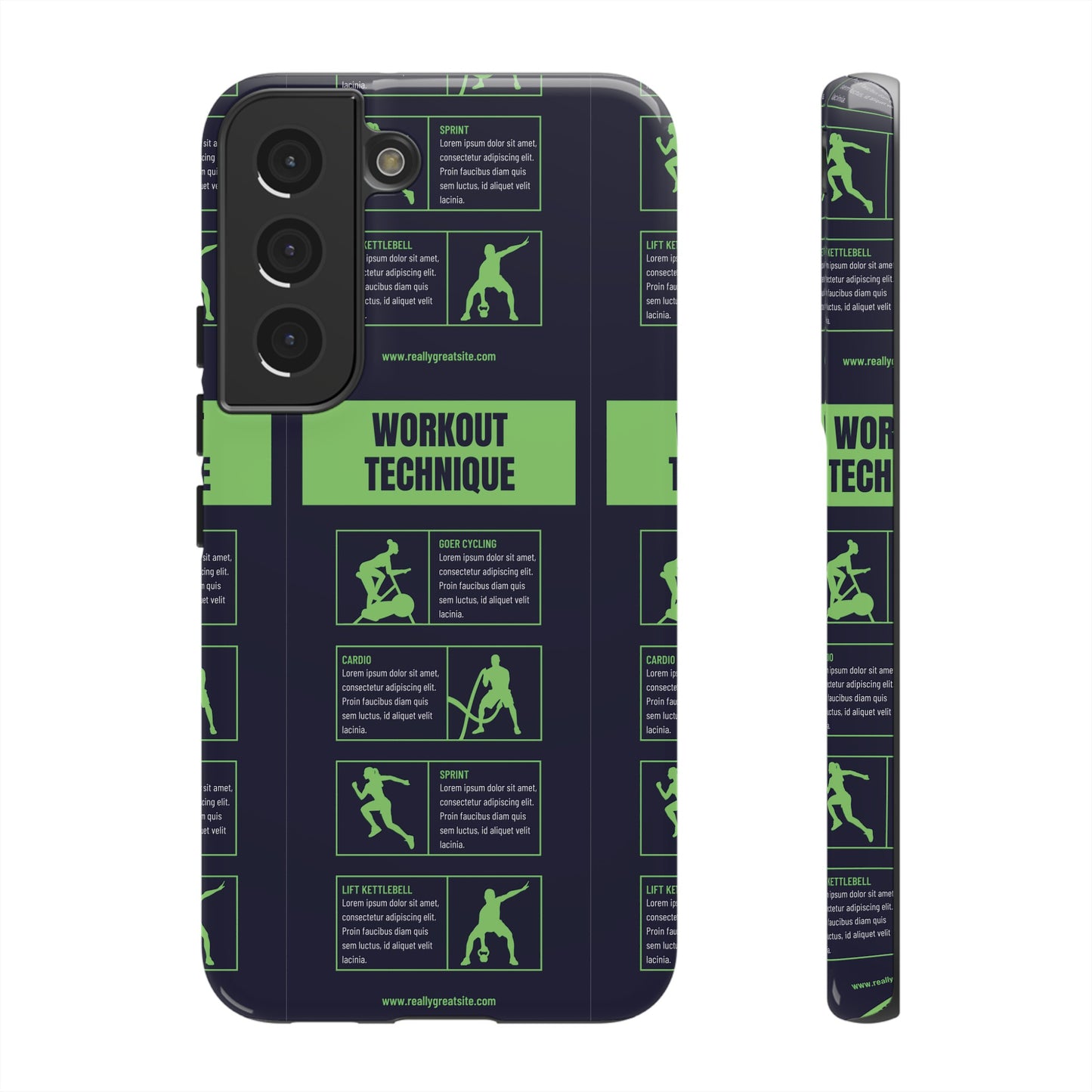 Workout Plan Wallpaper Phone Case | iPhone 15 Plus/ Pro, 14, 13, 12| Google Pixel 7, Pro, 5| Samsung Galaxy S23 All Major Phone Models